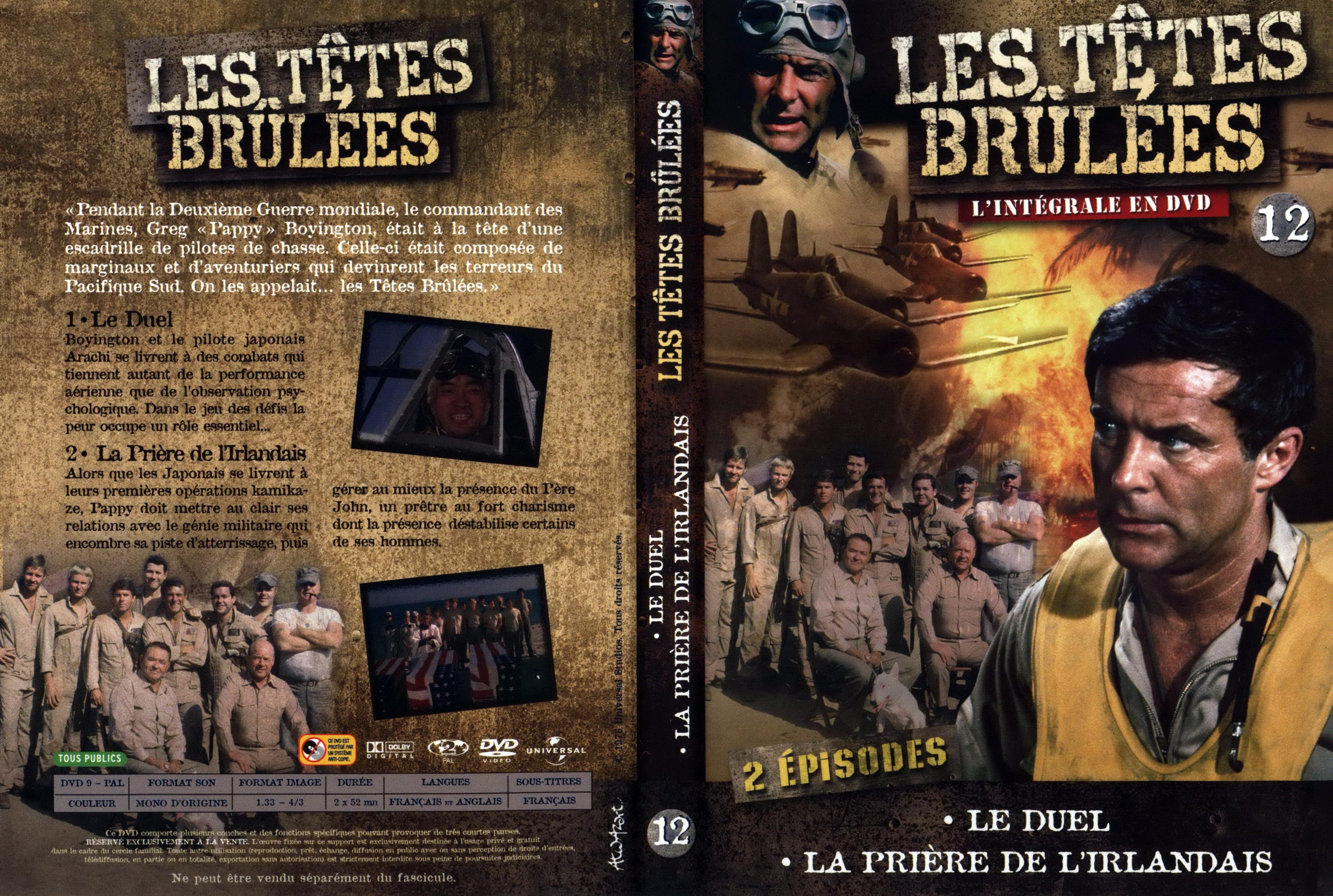 Jaquette DVD Les ttes brulees Intgrale vol 12