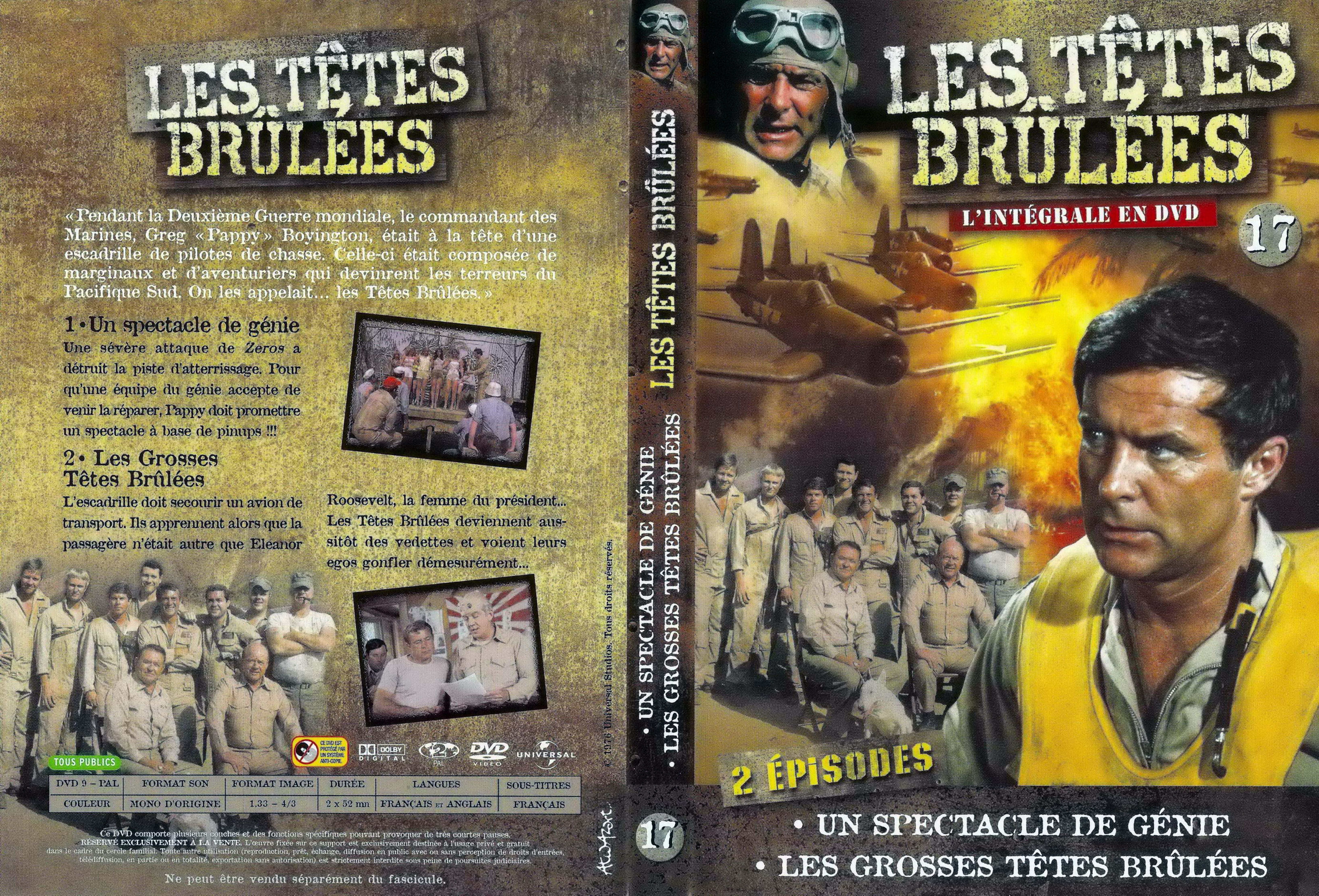 Jaquette DVD Les tetes brules L