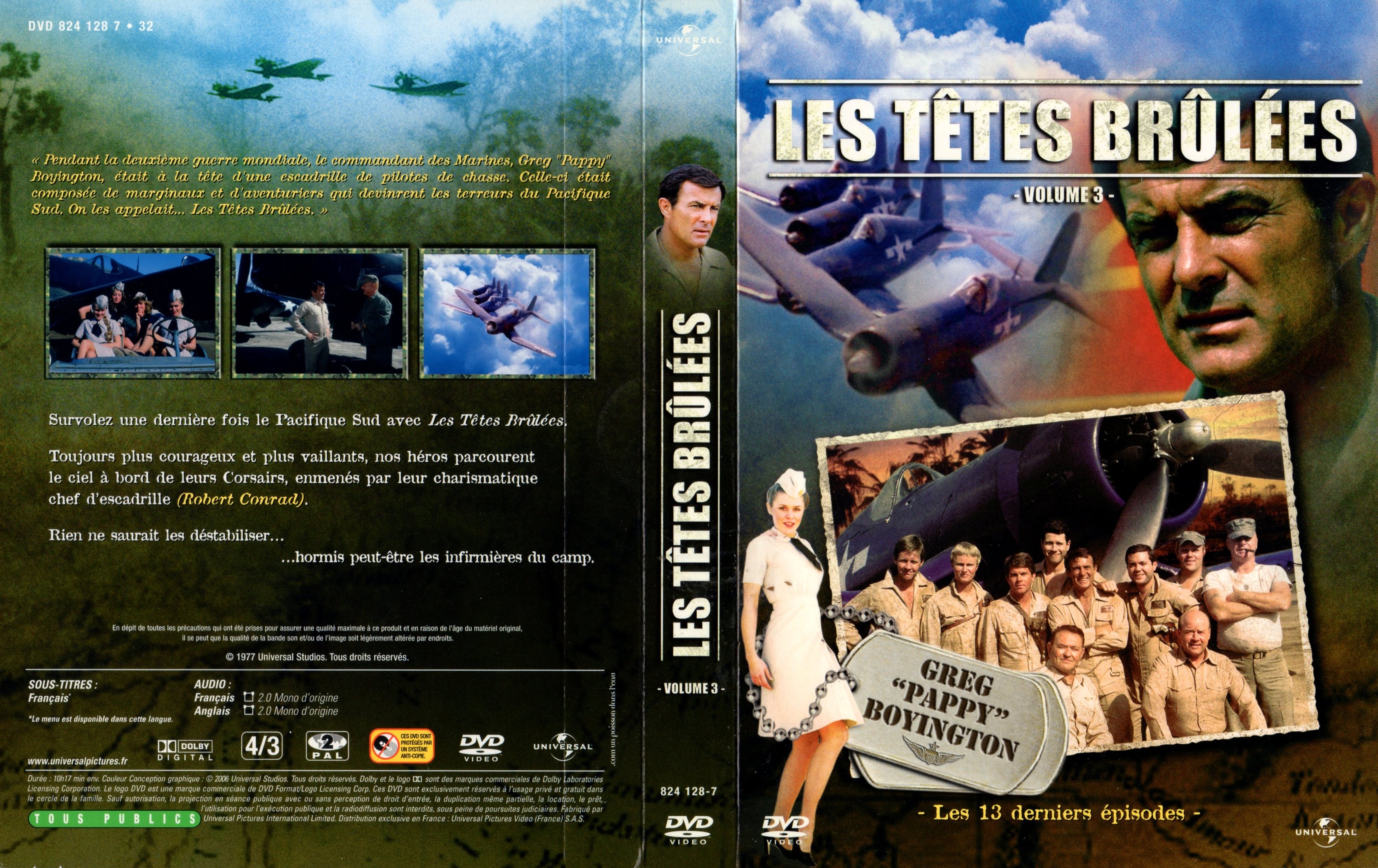 Jaquette DVD Les ttes brules vol 3