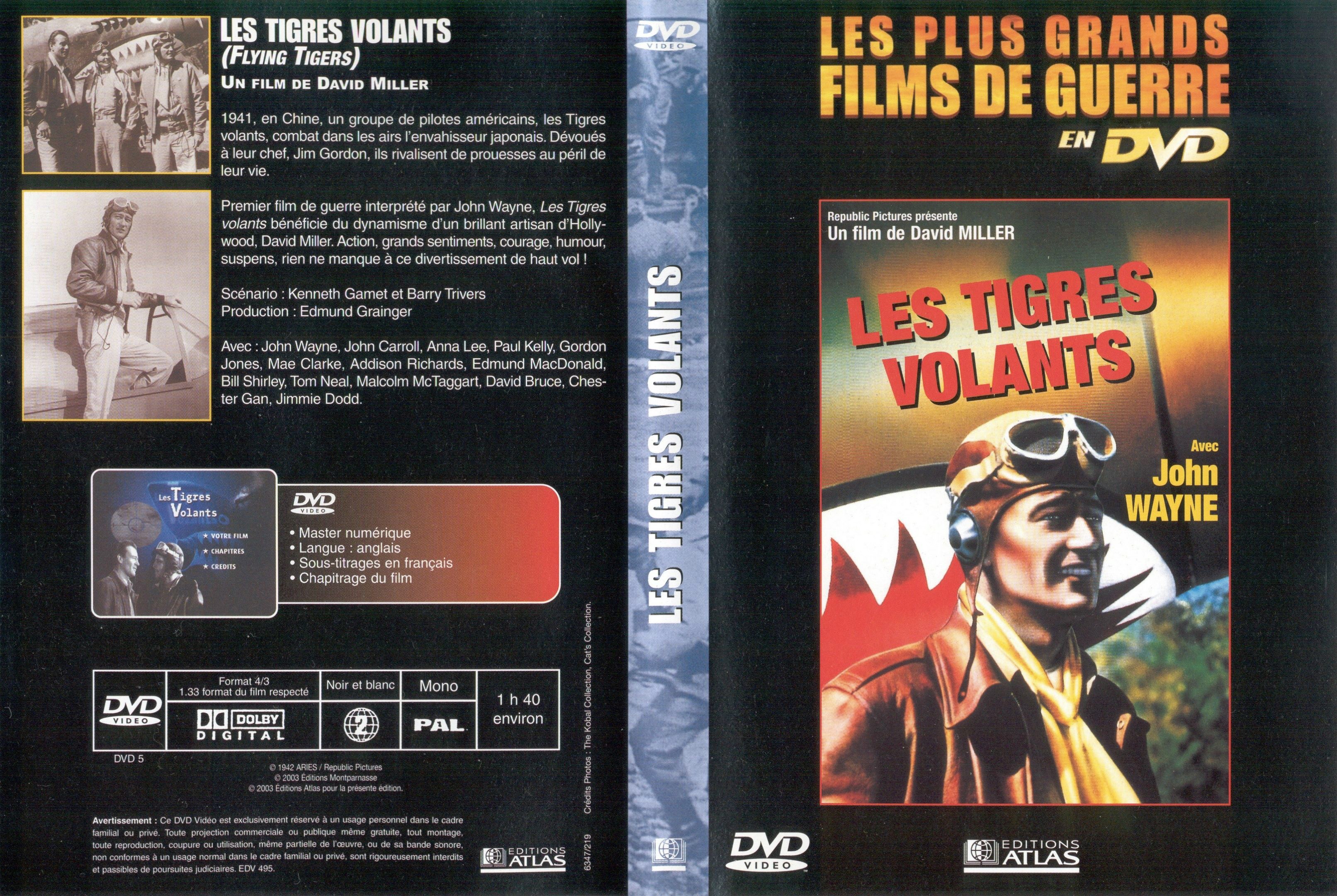 Jaquette DVD Les tigres volants