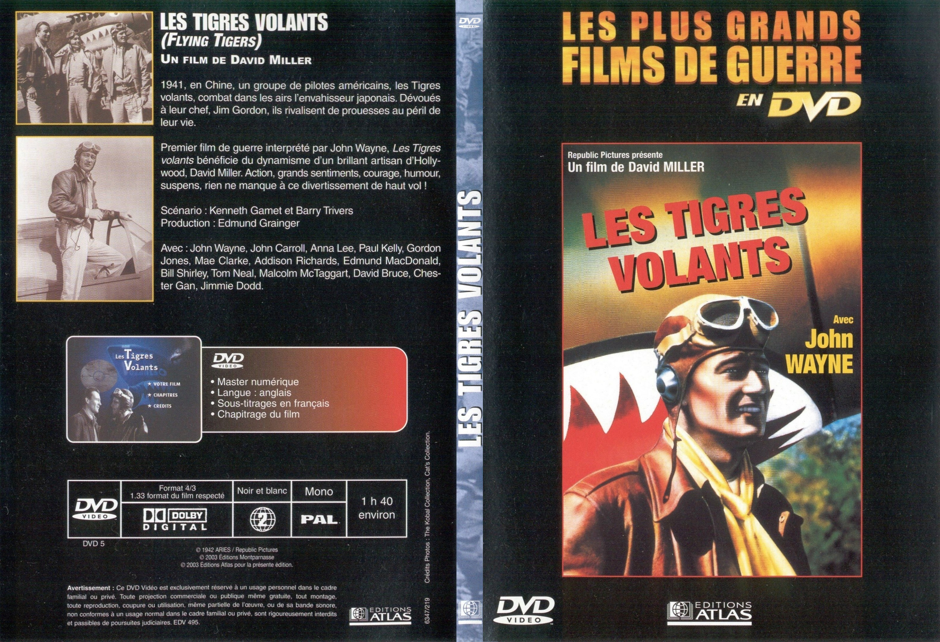 Jaquette DVD Les tigres volants - SLIM