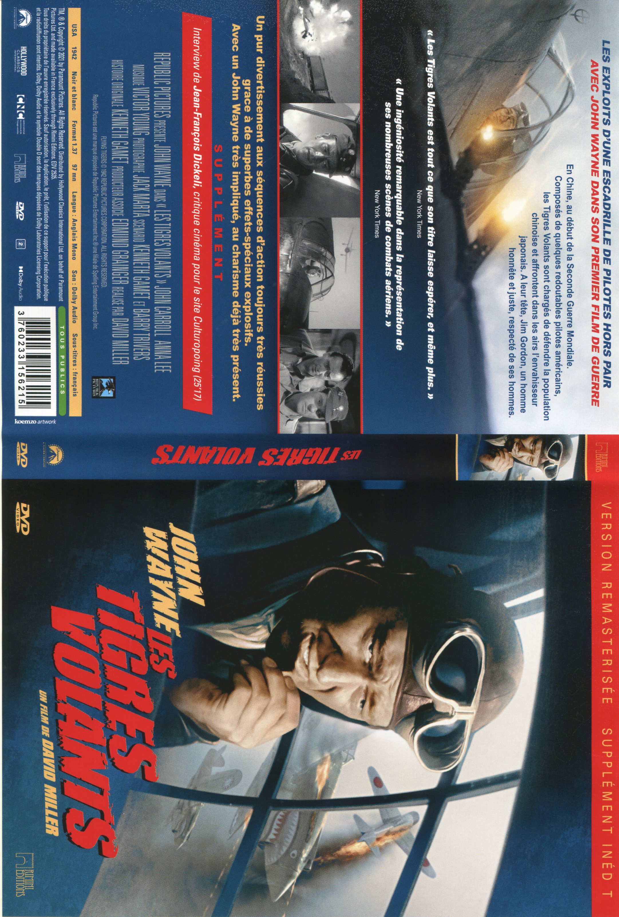 Jaquette DVD Les tigres volants v2