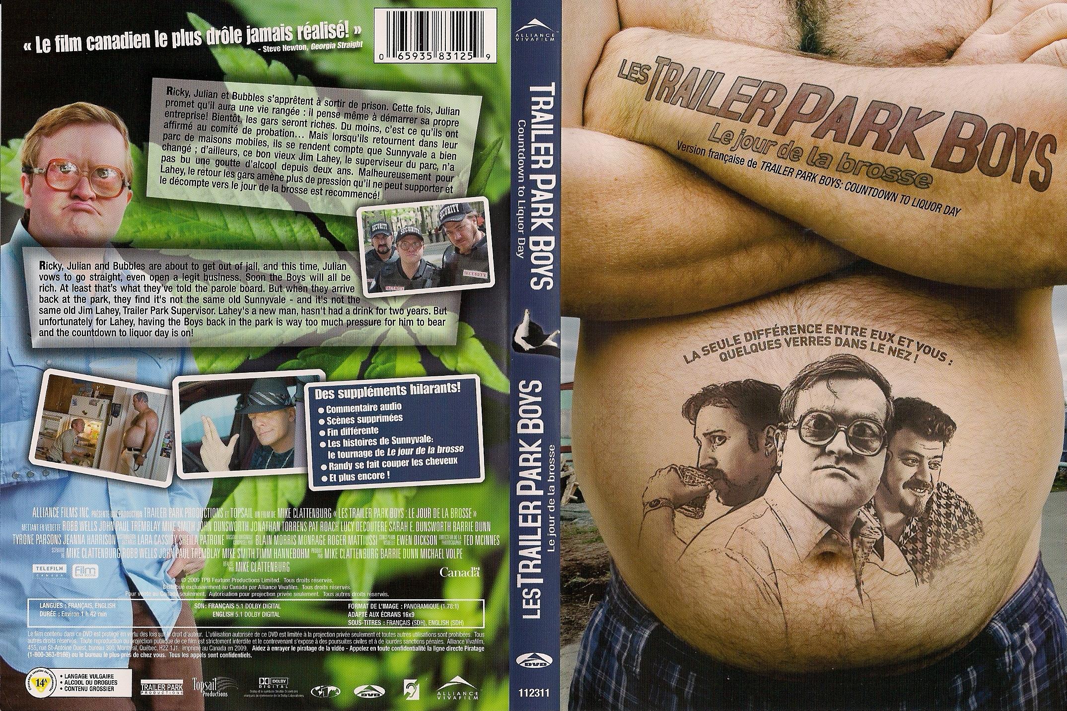 Jaquette DVD Les trailer Park boys (Canadiennne)