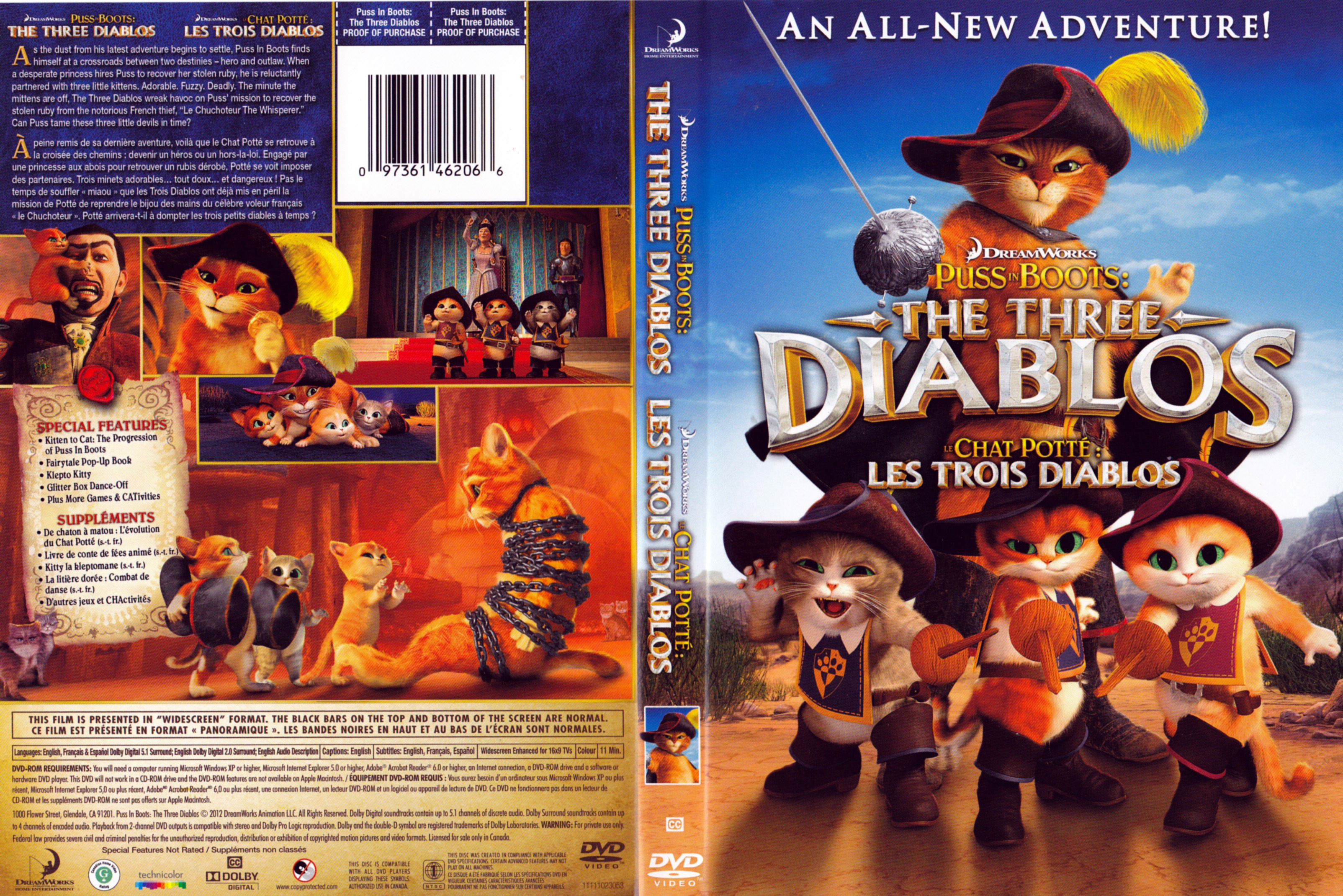 Jaquette DVD Les trois diablos - The three diablos (Canadienne)