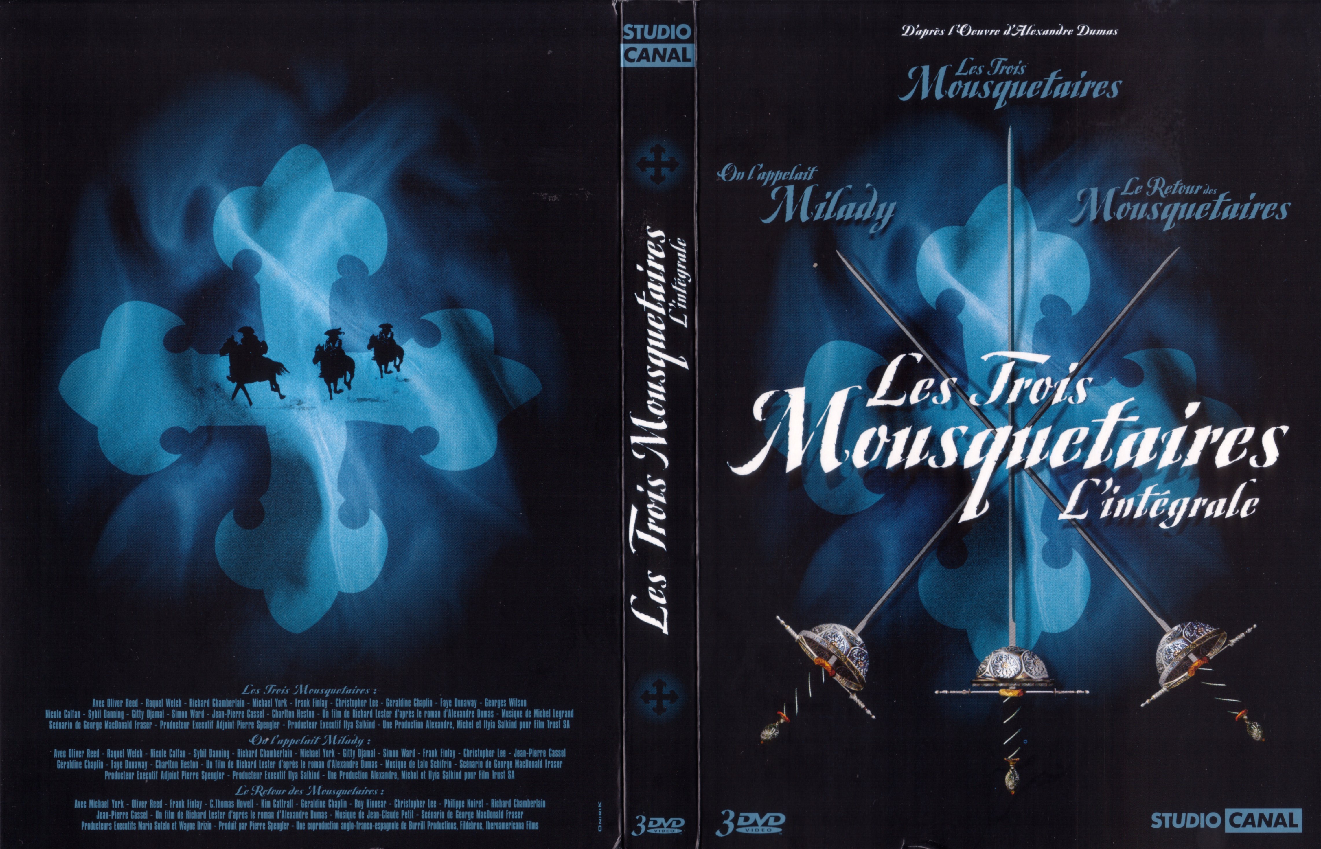 Jaquette DVD Les trois mousquetaires (Trilogie)