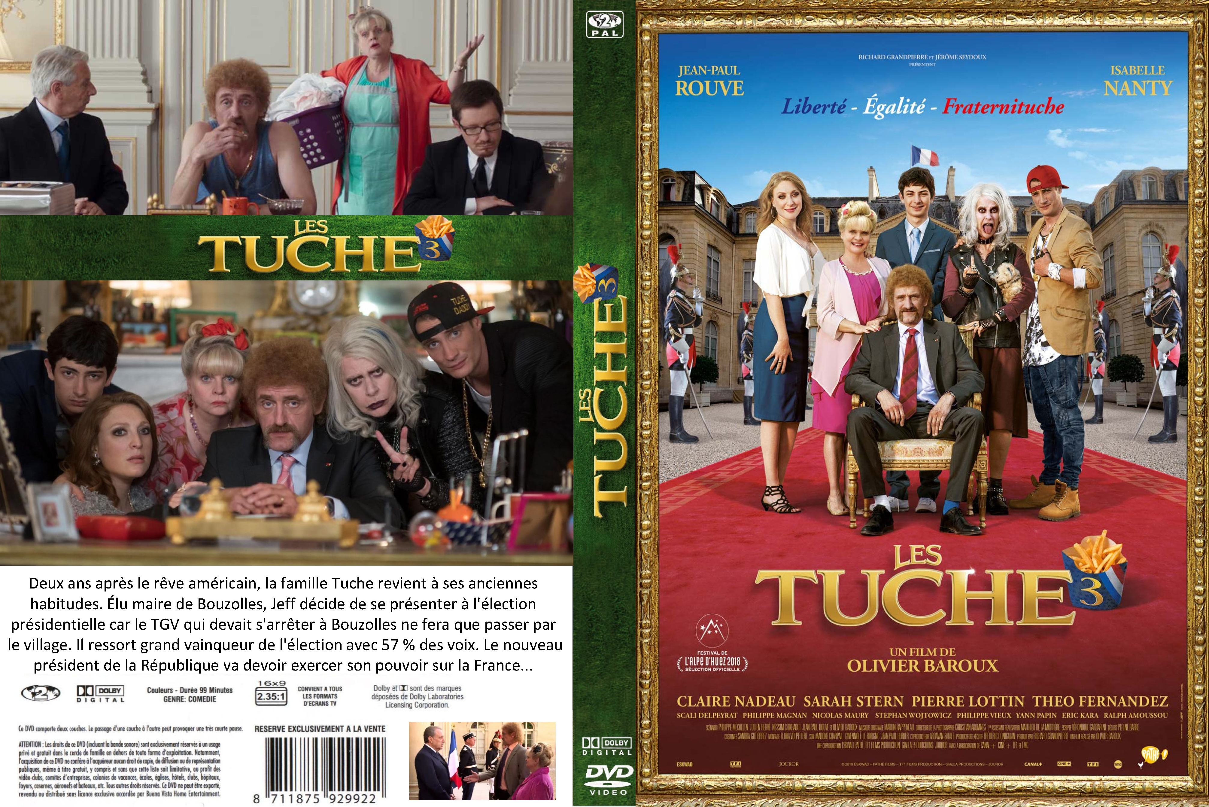 Jaquette DVD Les tuche 3 custom