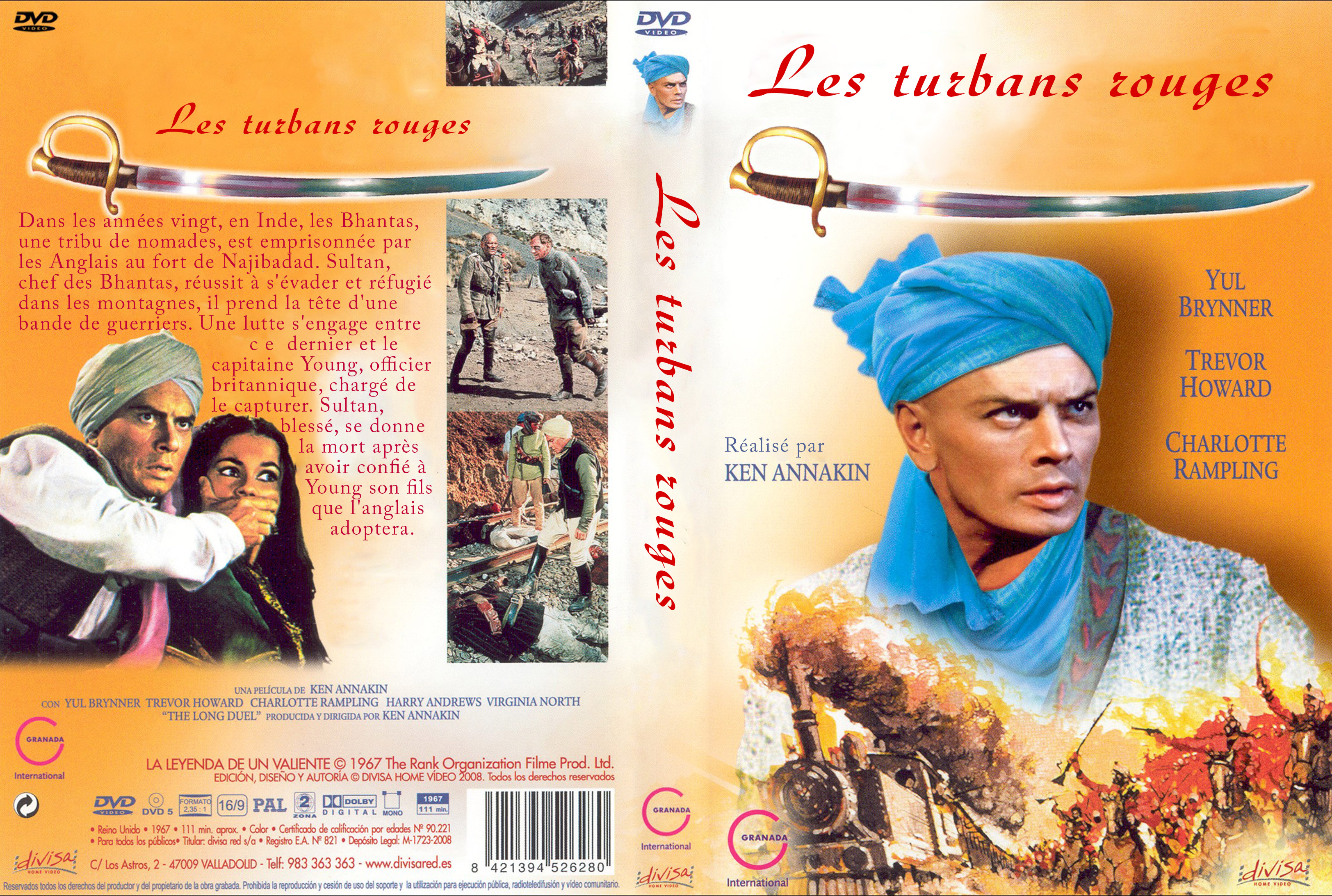 Jaquette DVD Les turbans rouges custom