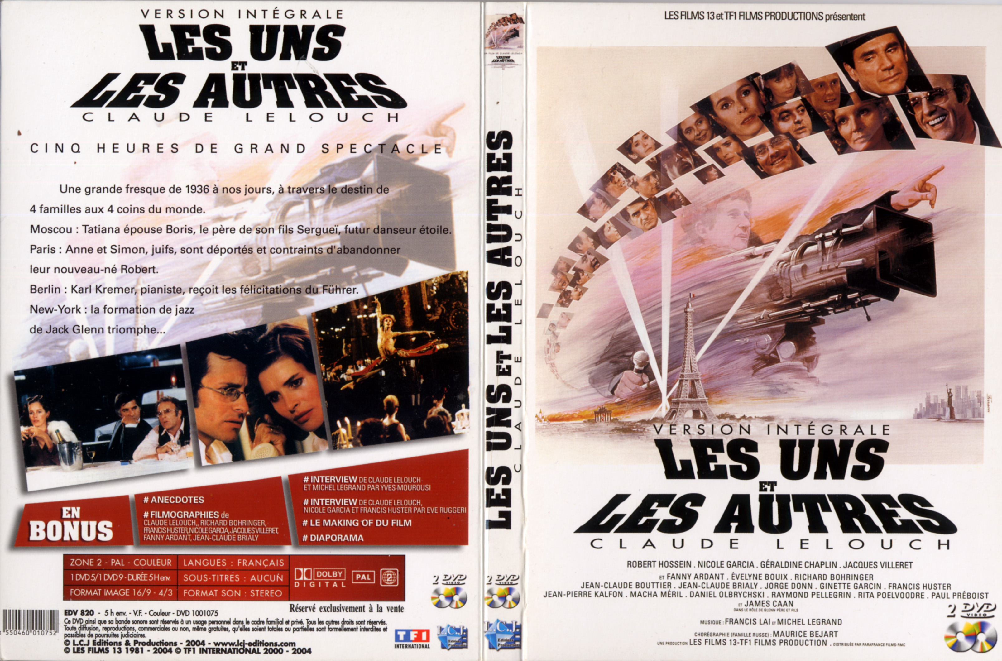 Jaquette DVD Les uns et les autres Intgrale