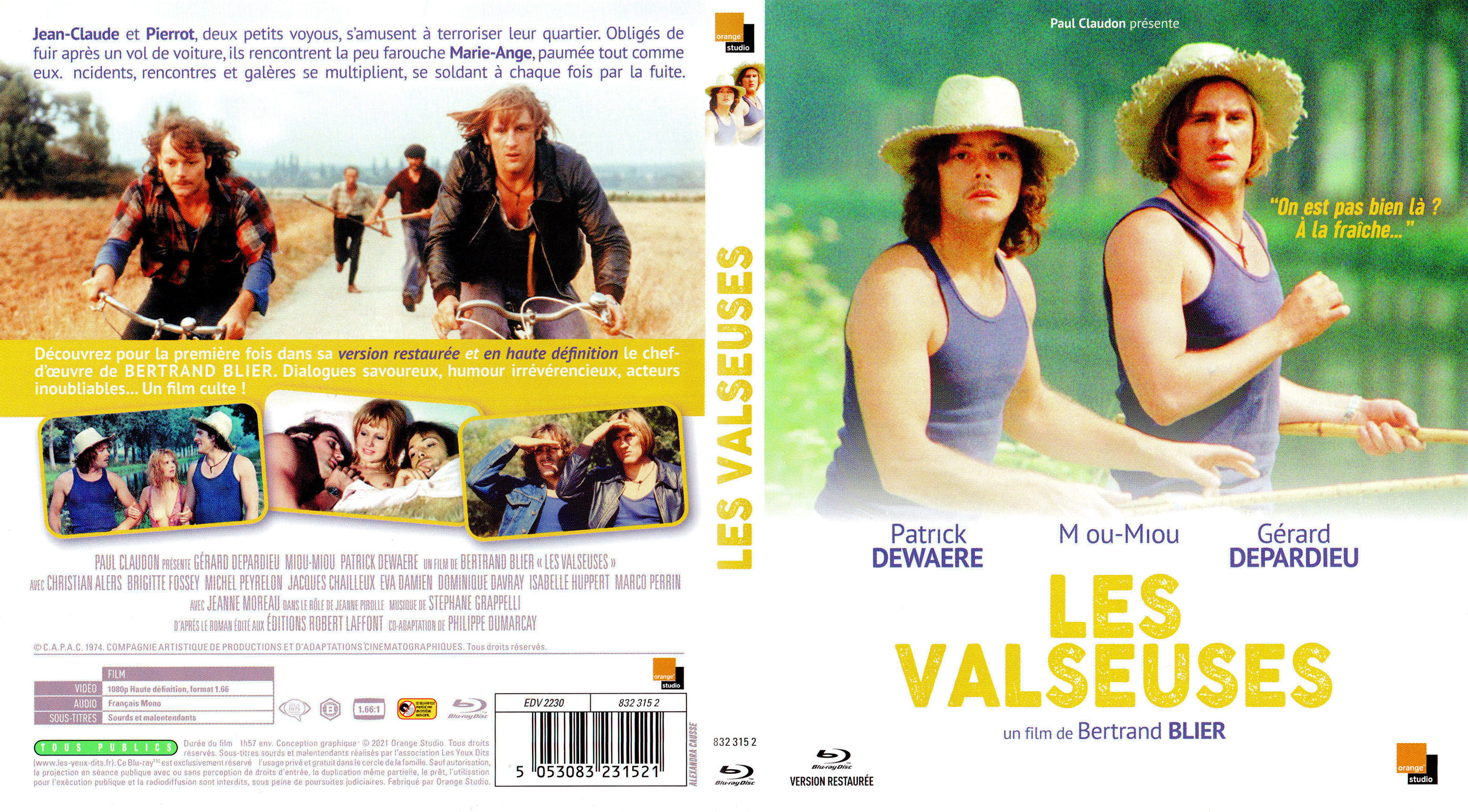 Jaquette DVD Les valseuses (BLU-RAY)