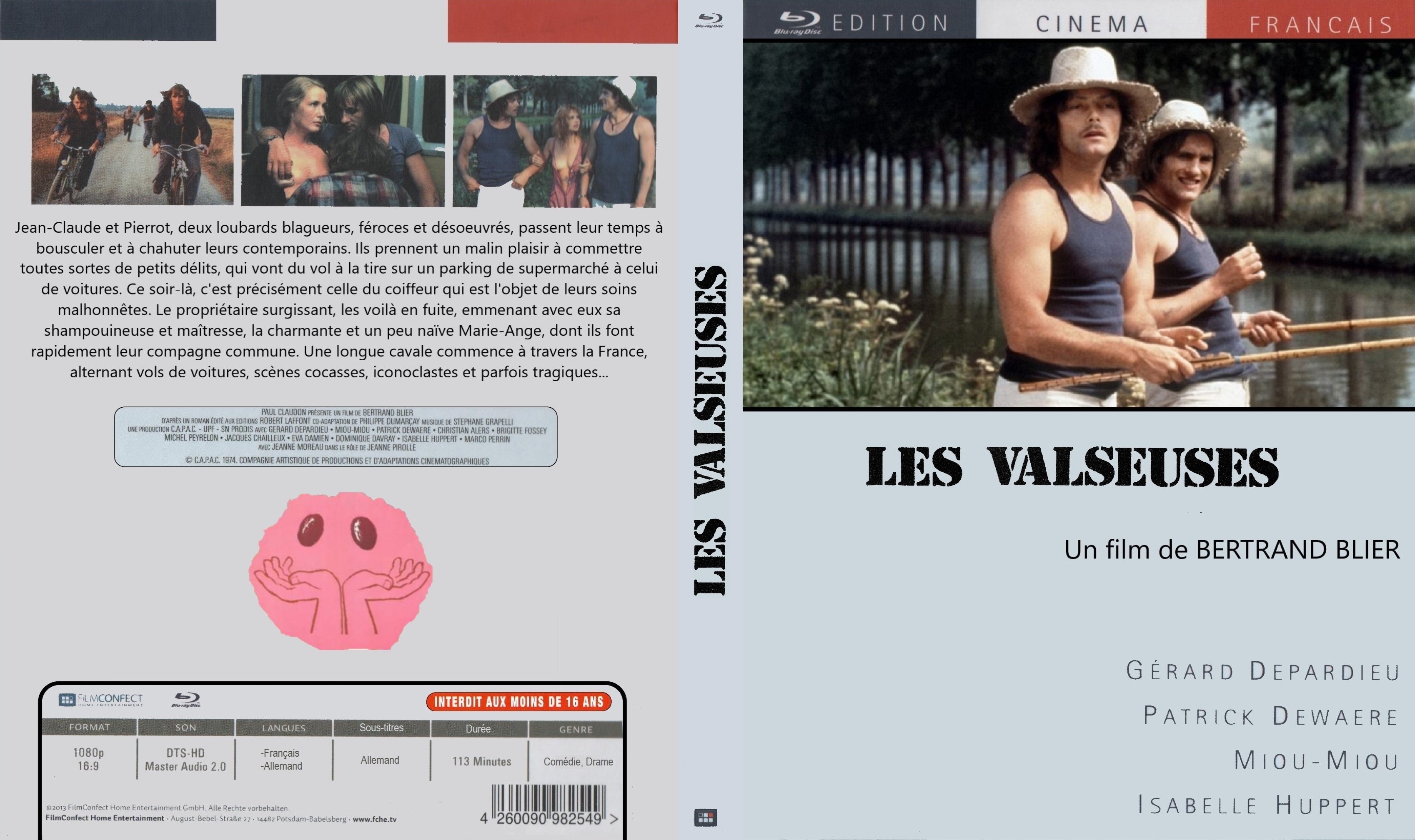 Jaquette DVD Les valseuses custom (BLU-RAY)