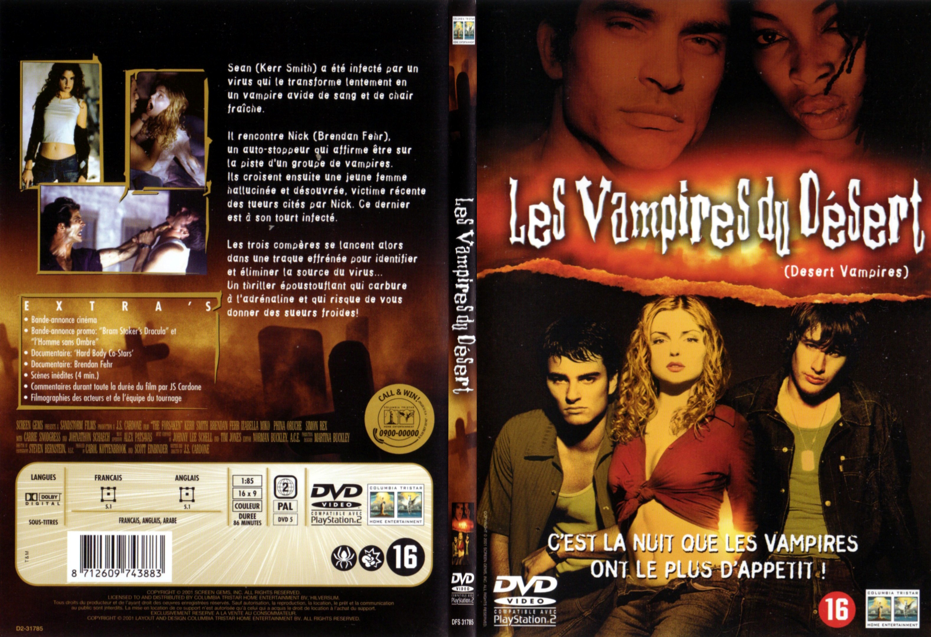 Jaquette DVD Les vampires du d�sert - SLIM