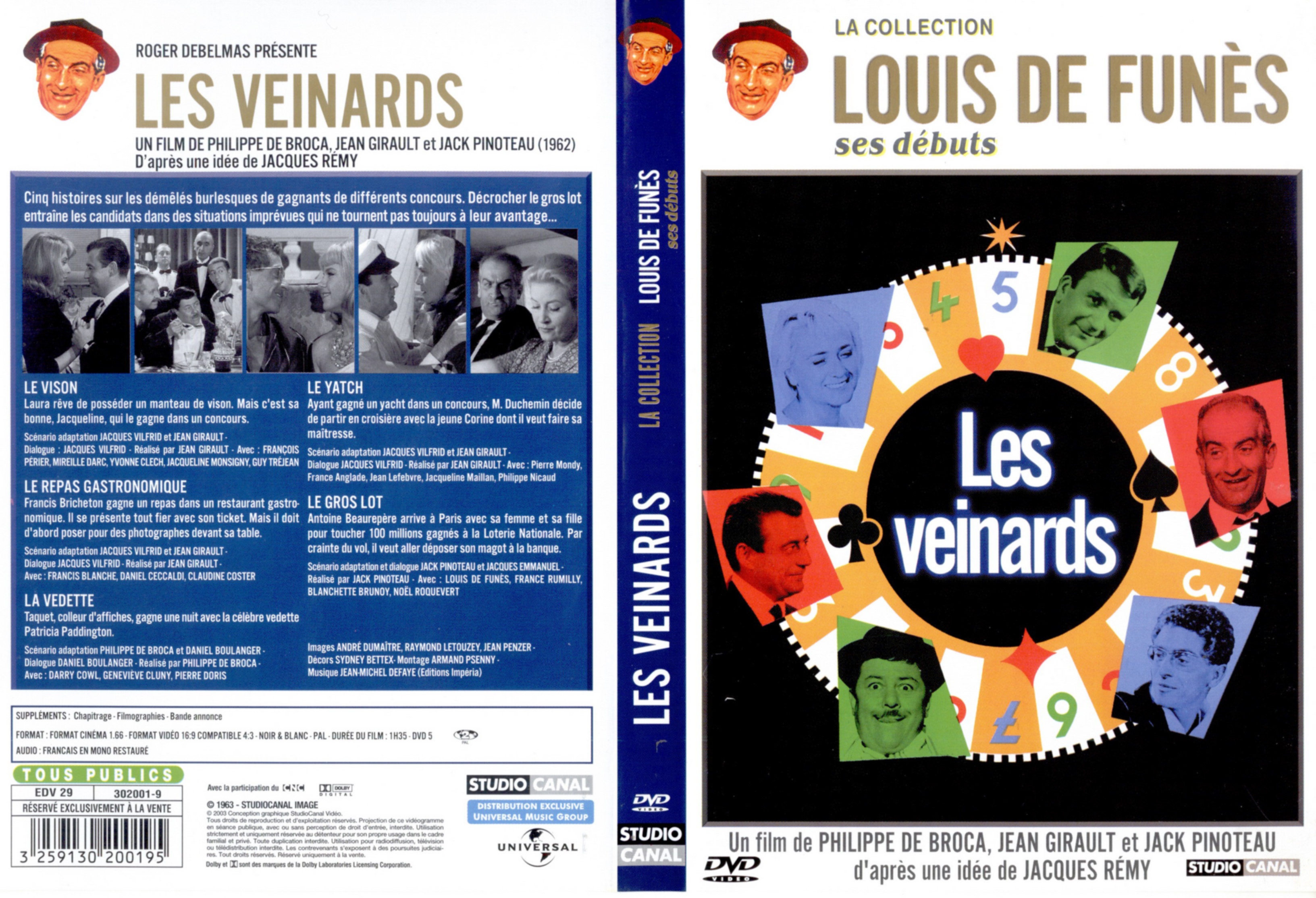 Jaquette DVD Les veinards