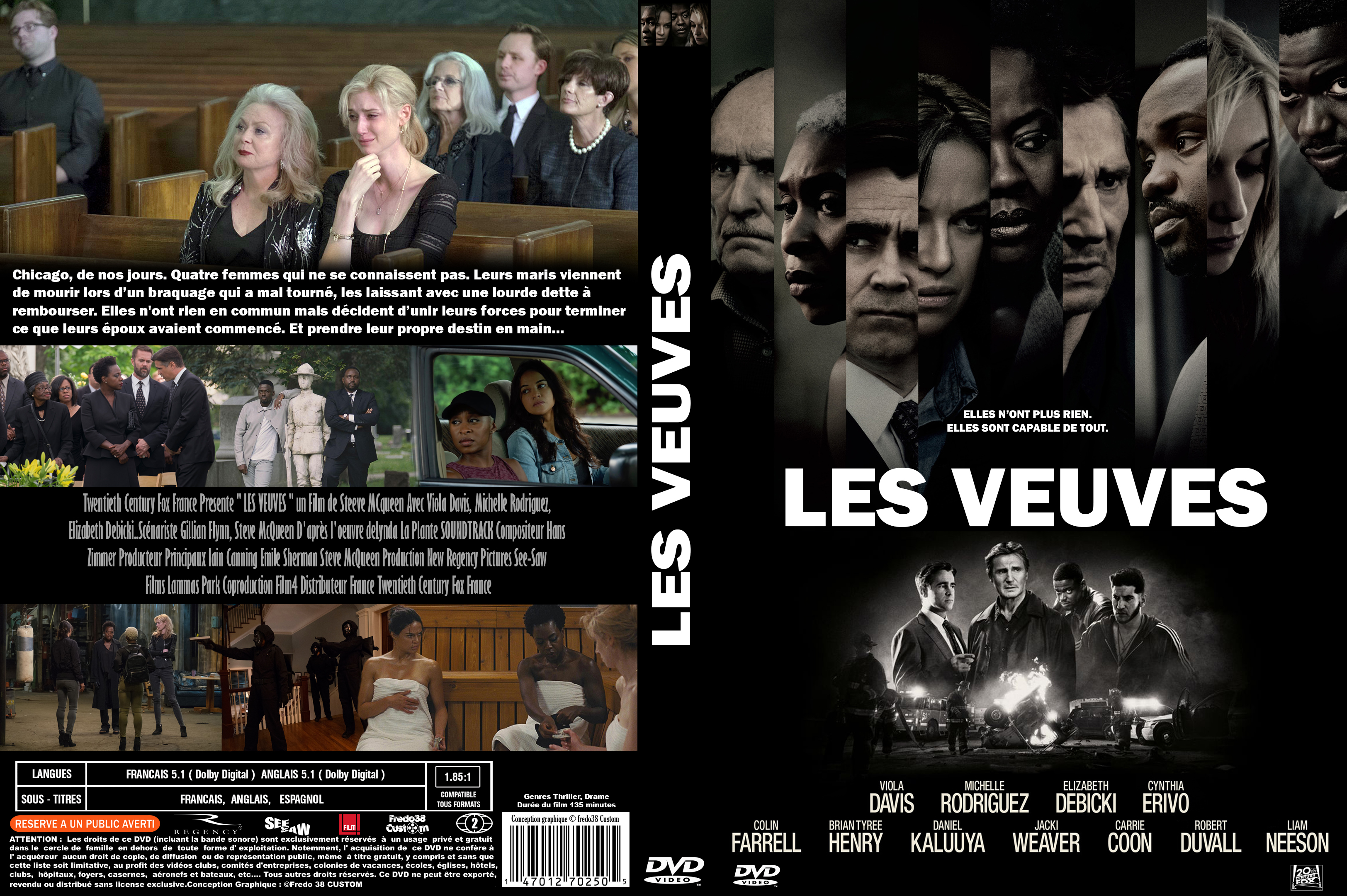 Jaquette DVD Les veuves custom