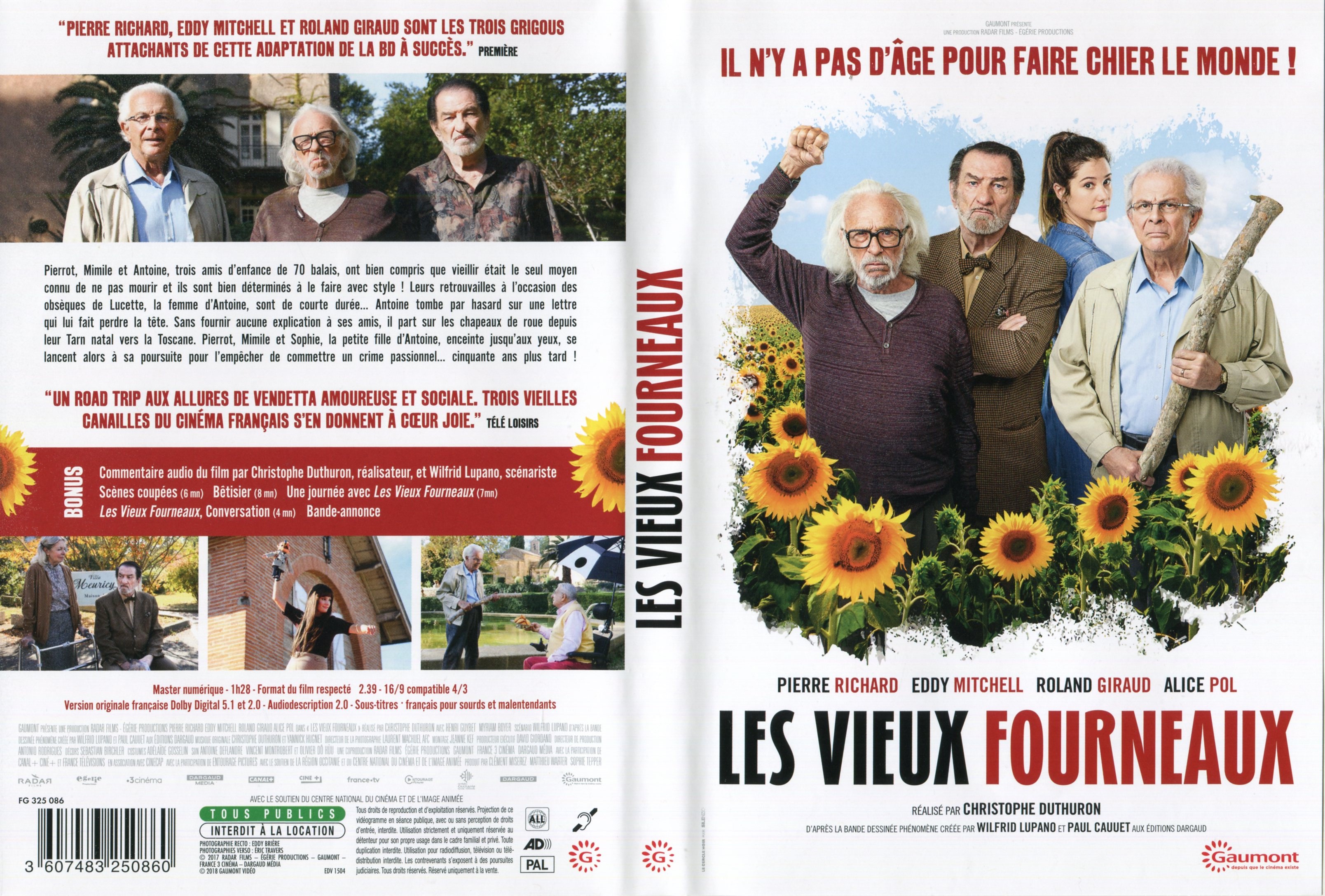 Jaquette DVD Les vieux fourneaux