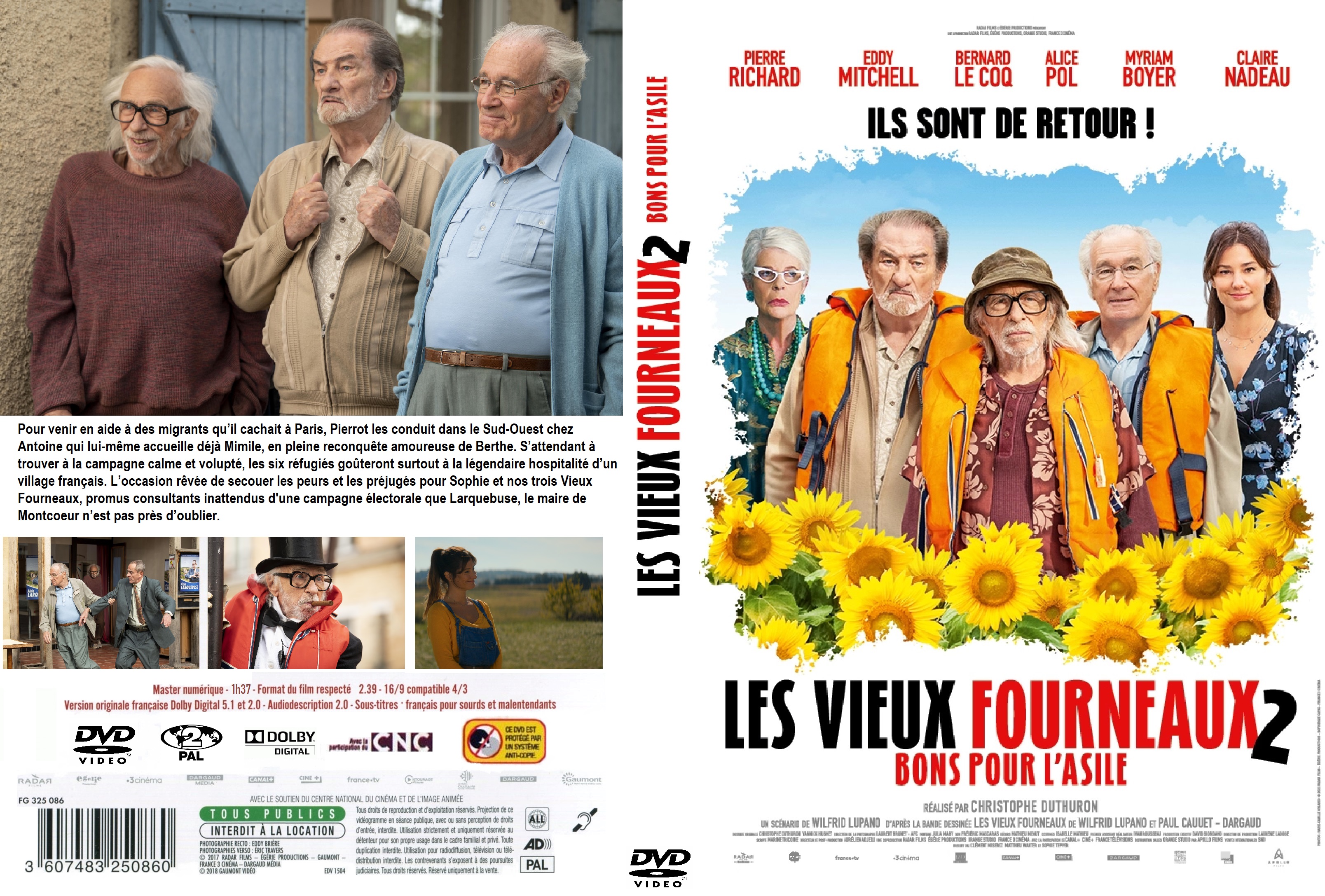 Jaquette DVD Les vieux fourneaux 2 custom