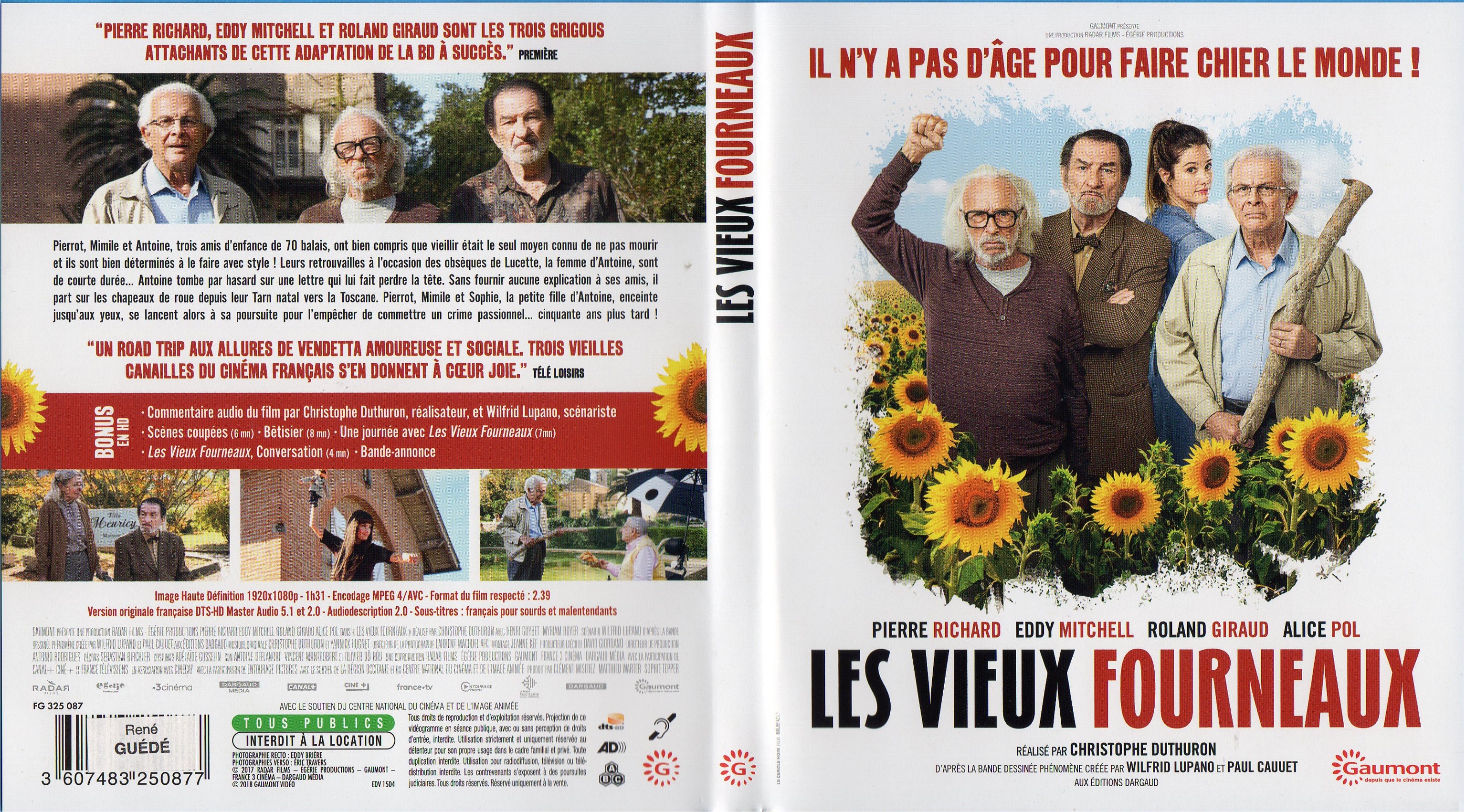 Jaquette DVD Les vieux fourneaux (BLU-RAY)