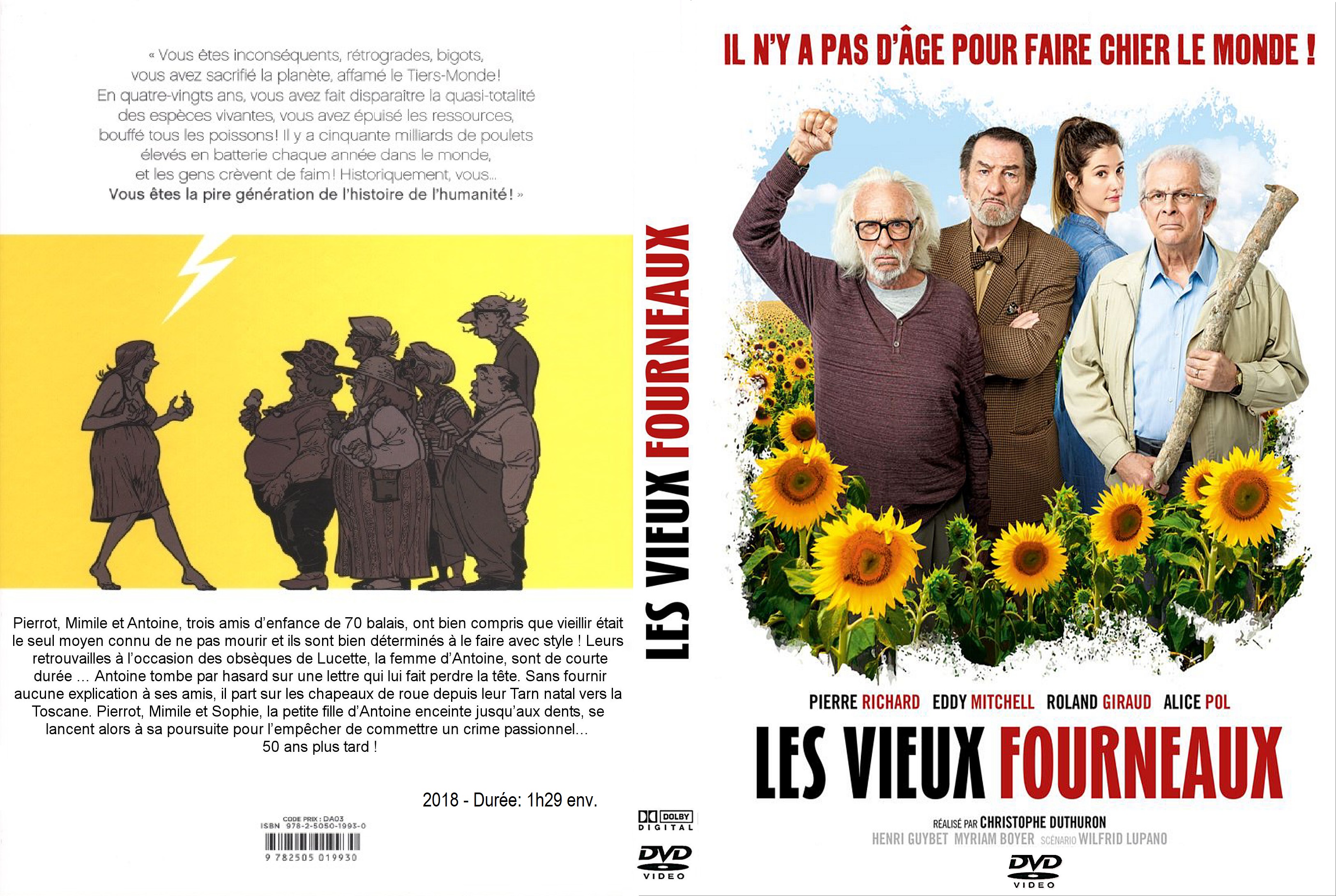 Jaquette DVD Les vieux fourneaux custom