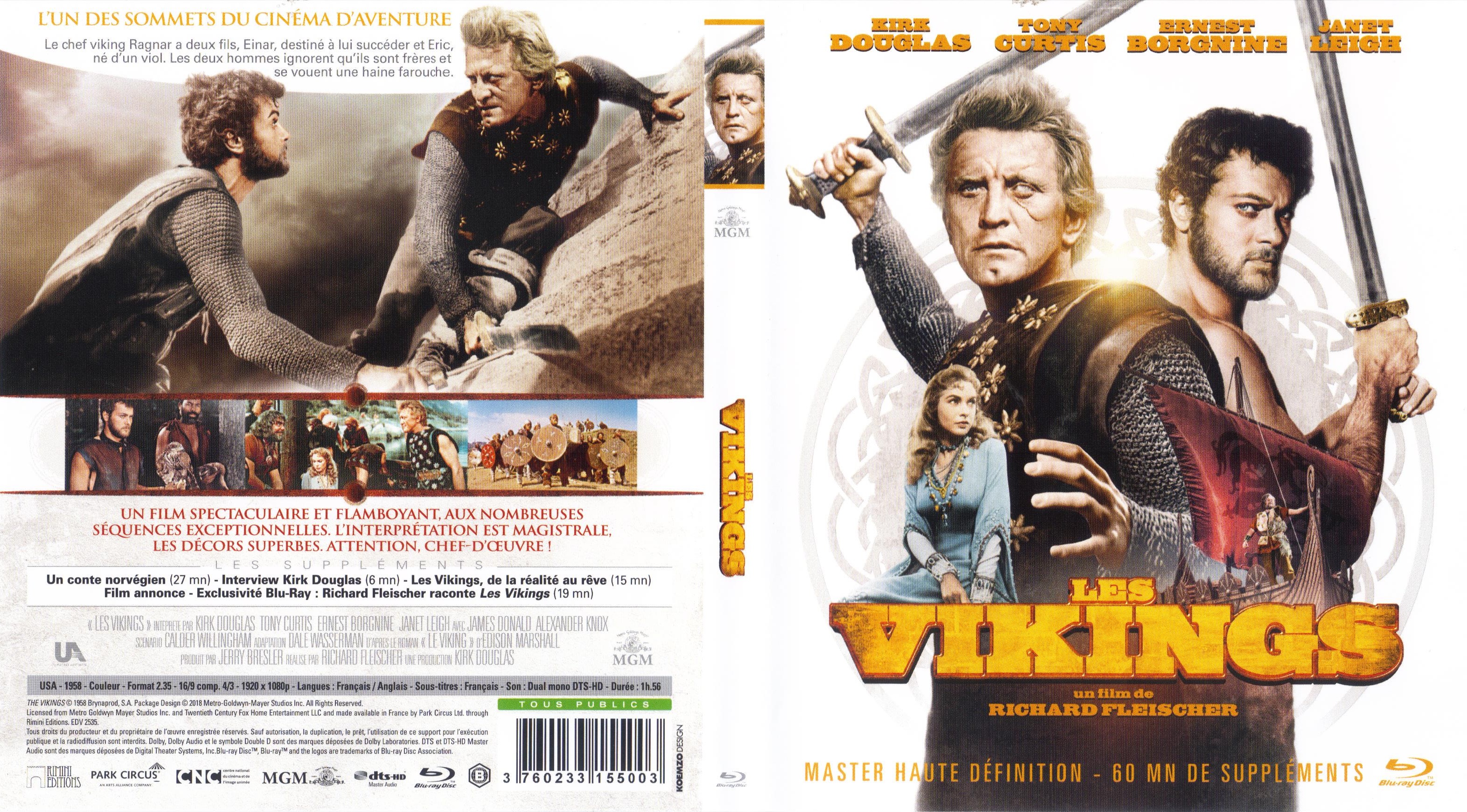 Jaquette DVD Les vikings (BLU-RAY)