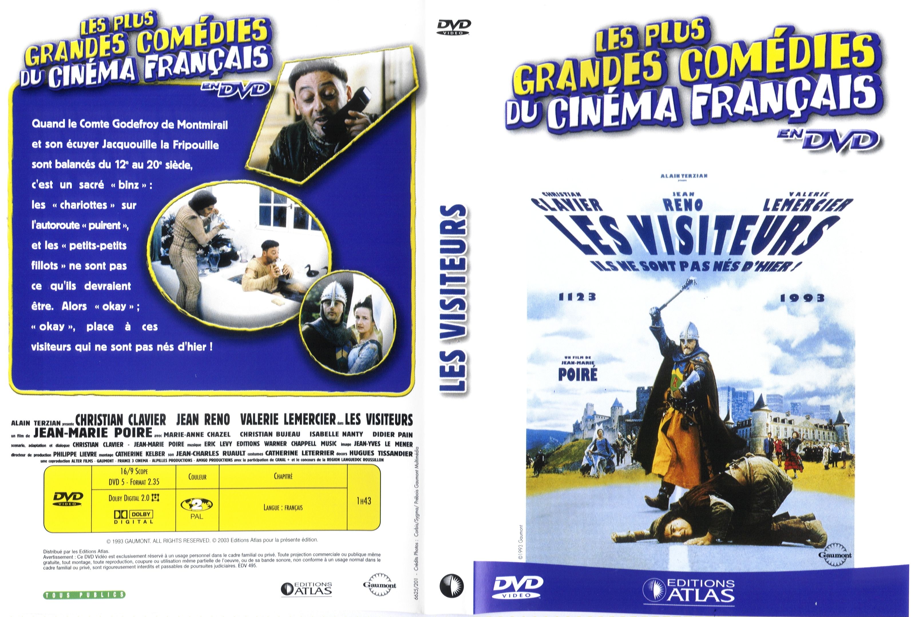 Jaquette DVD Les visiteurs