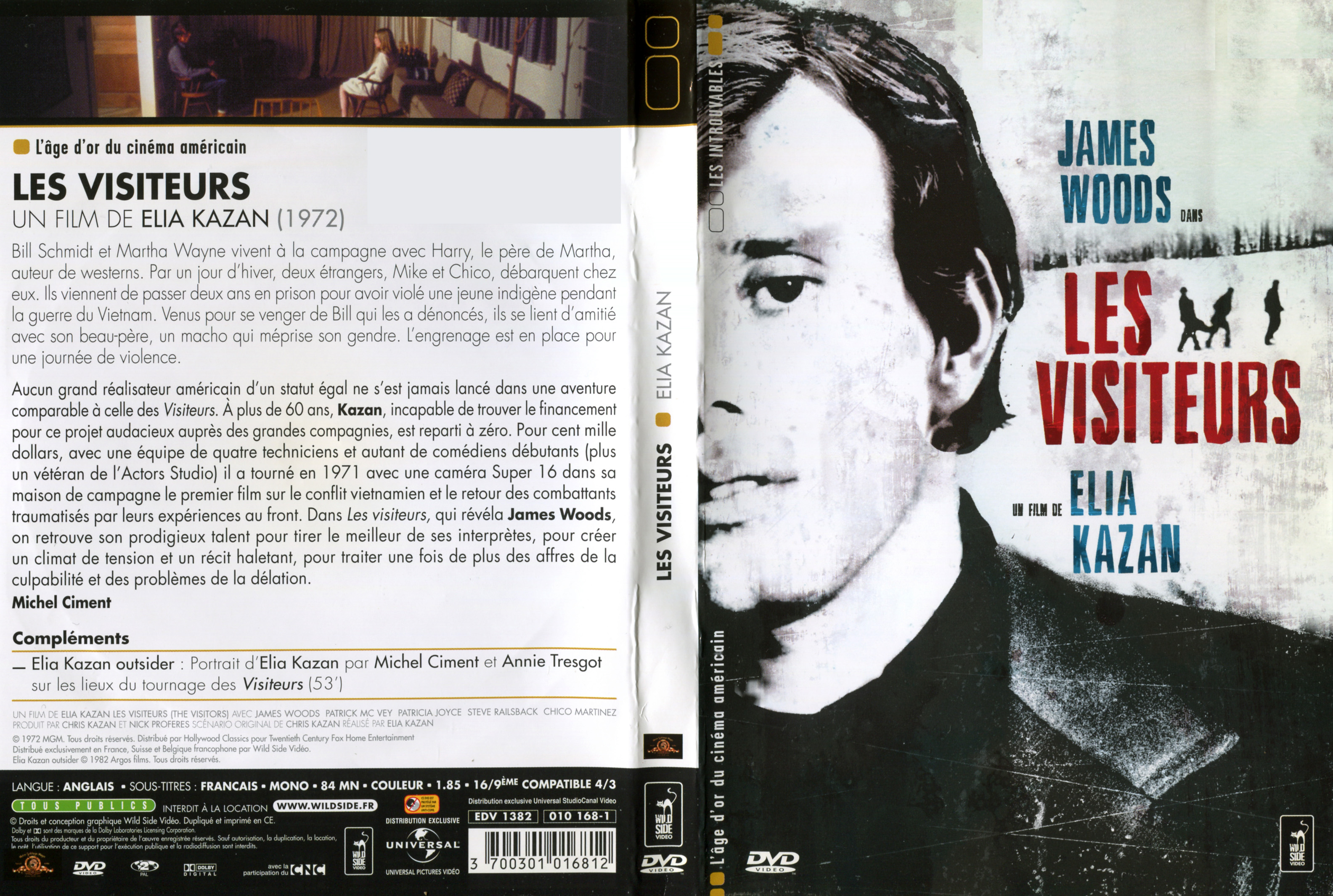 Jaquette DVD Les visiteurs (1972)