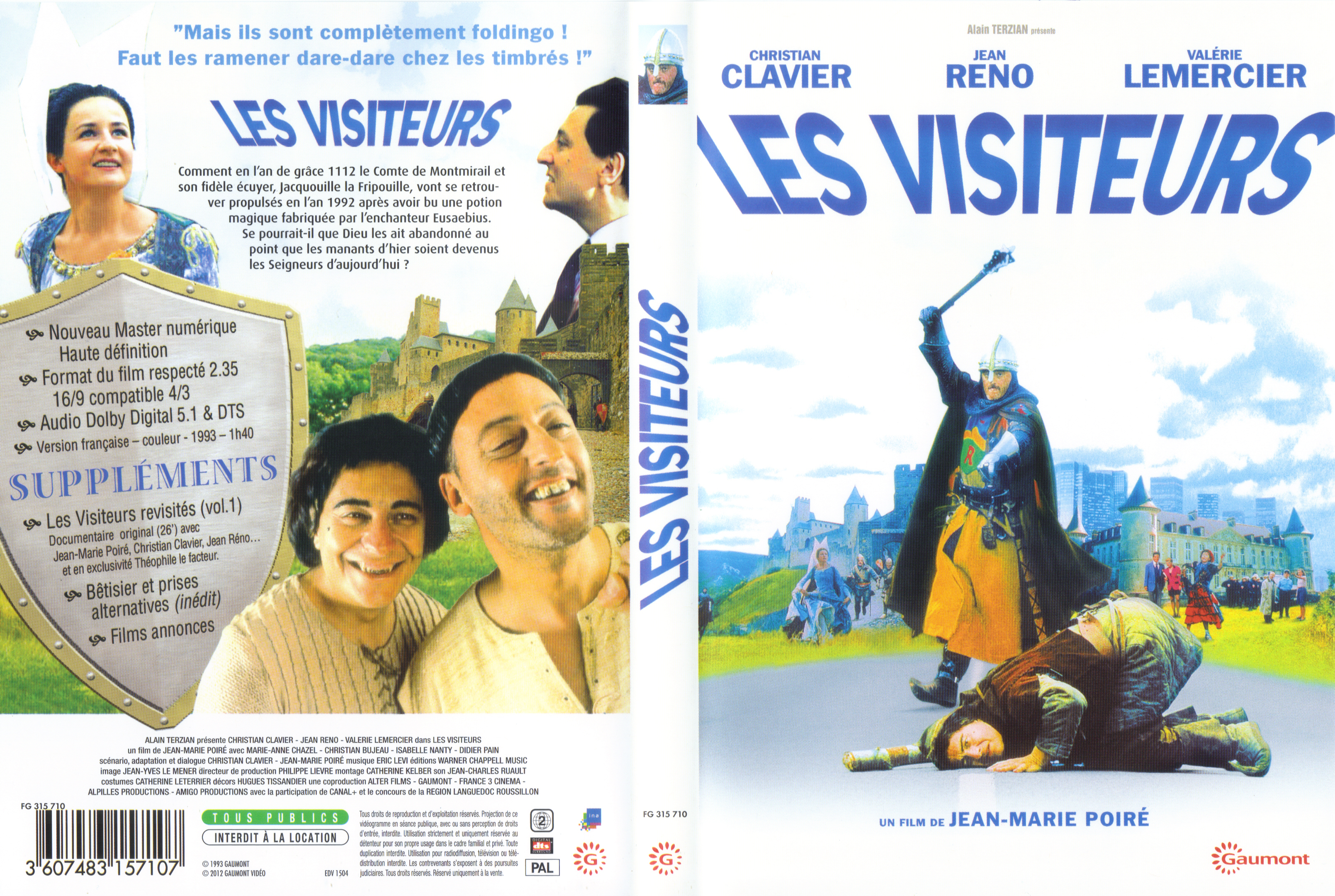 Jaquette DVD Les visiteurs v4