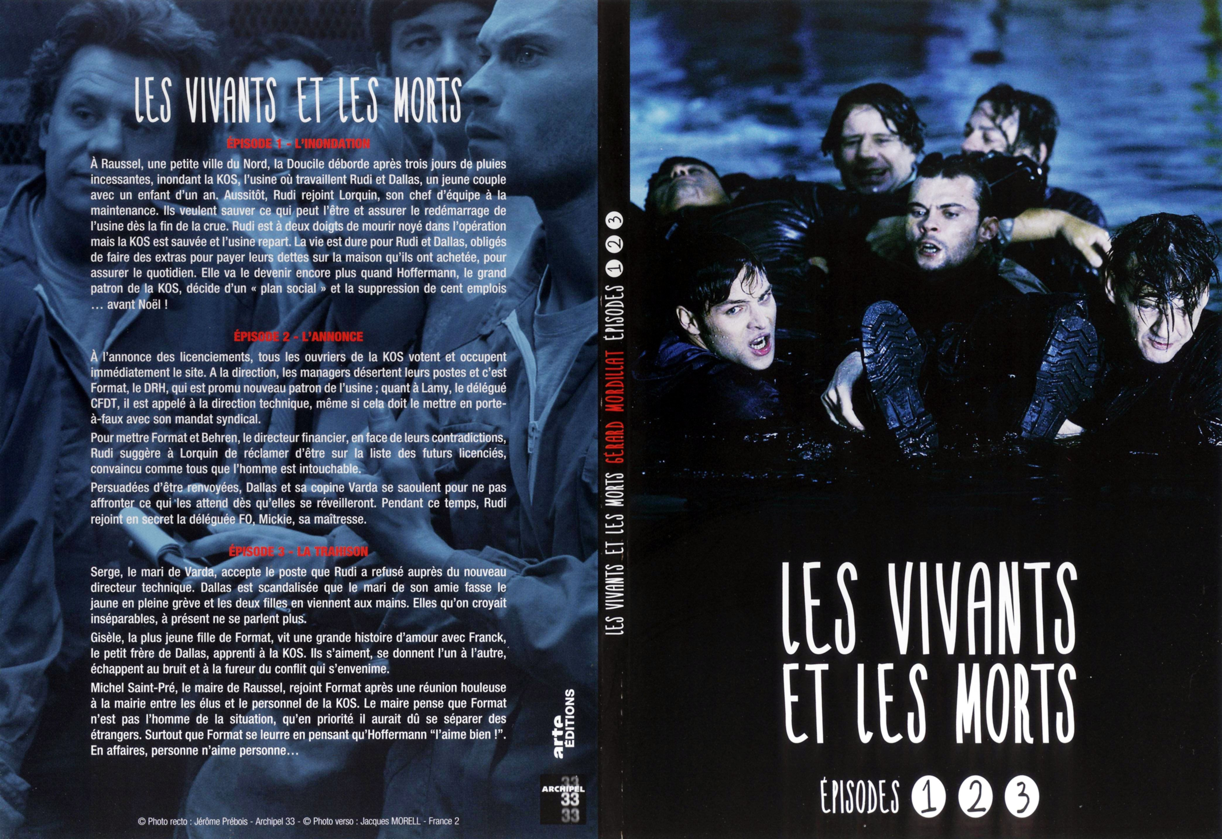 Jaquette DVD Les vivants et les morts DVD 01