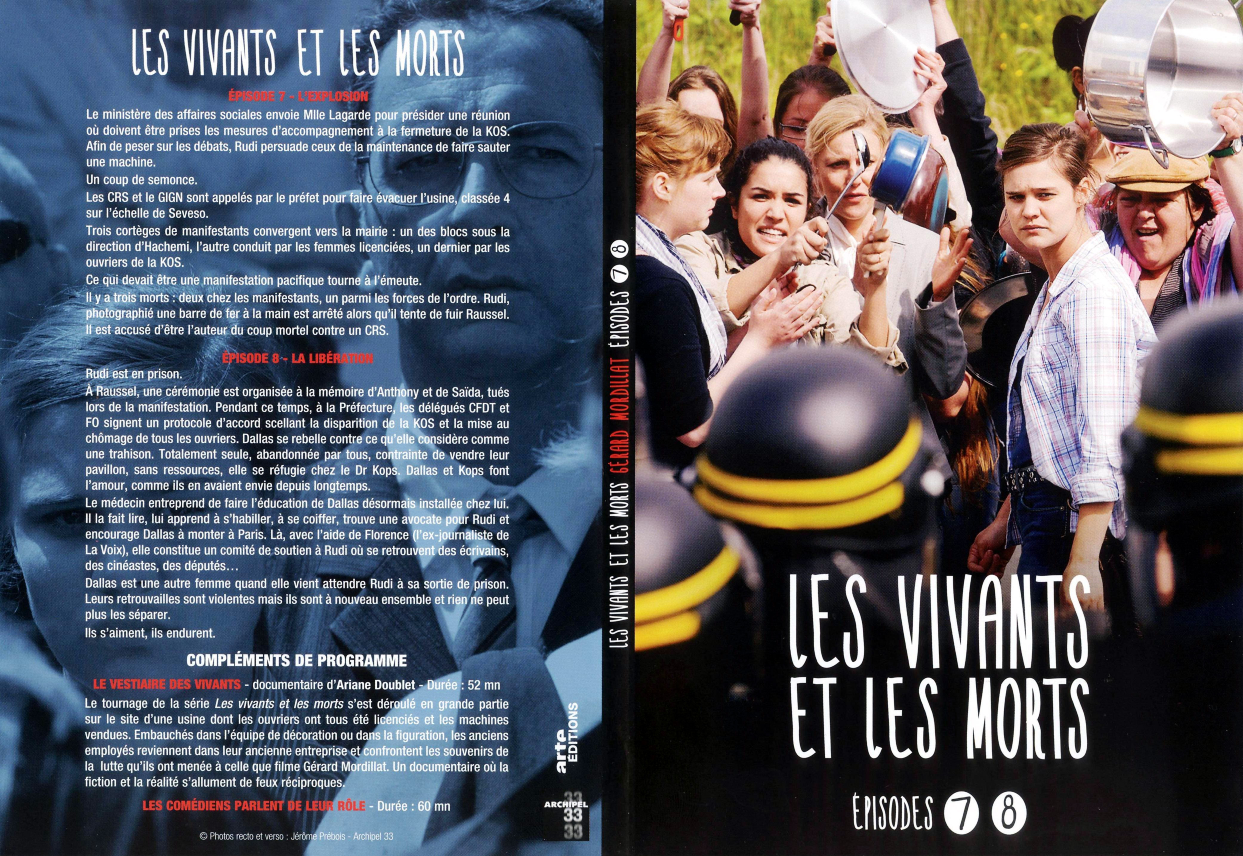 Jaquette DVD Les vivants et les morts DVD 03
