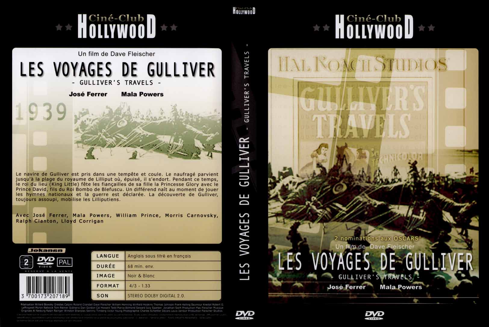 Jaquette DVD Les voyages de Gulliver