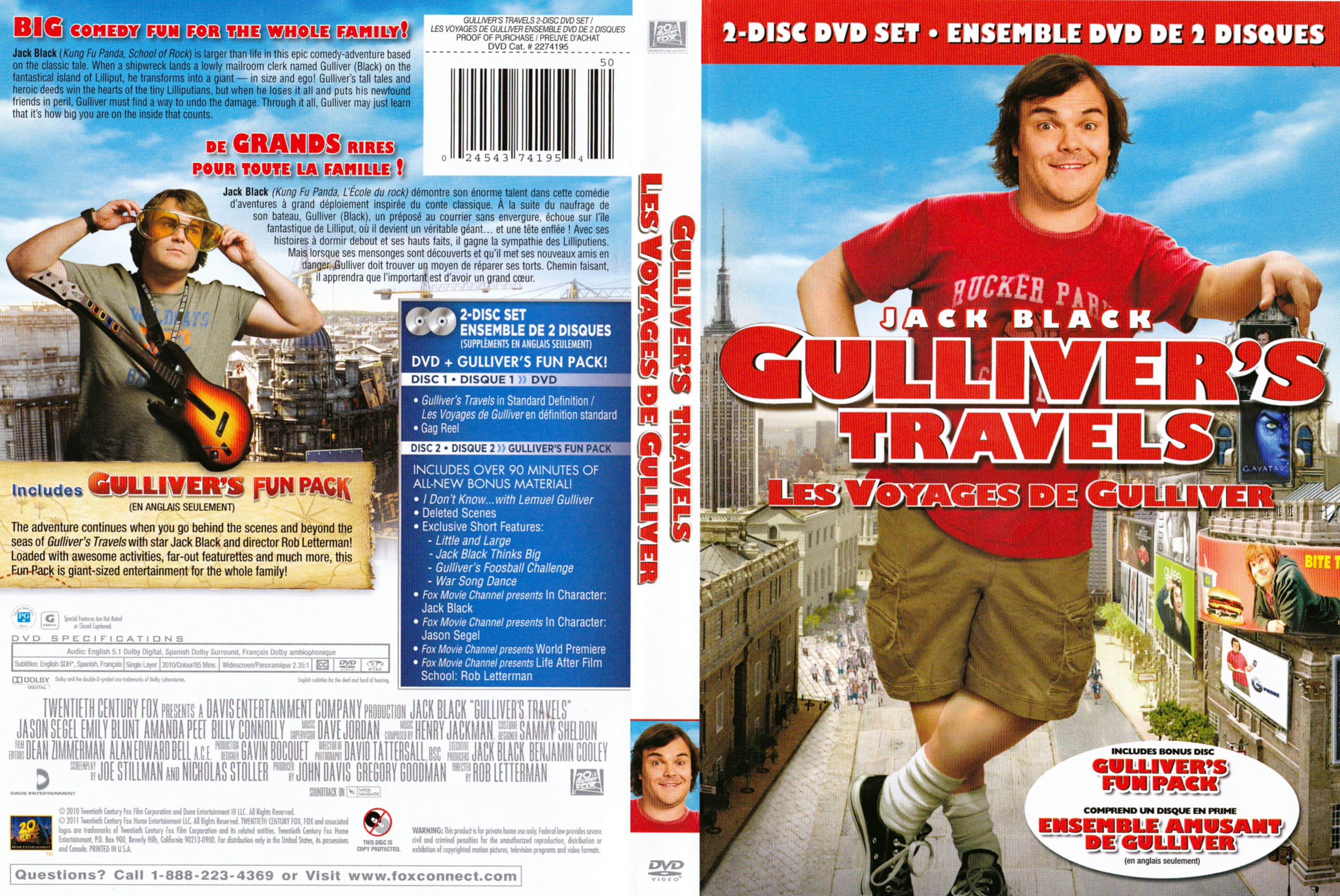Jaquette DVD Les voyages de Gulliver - Gulliver