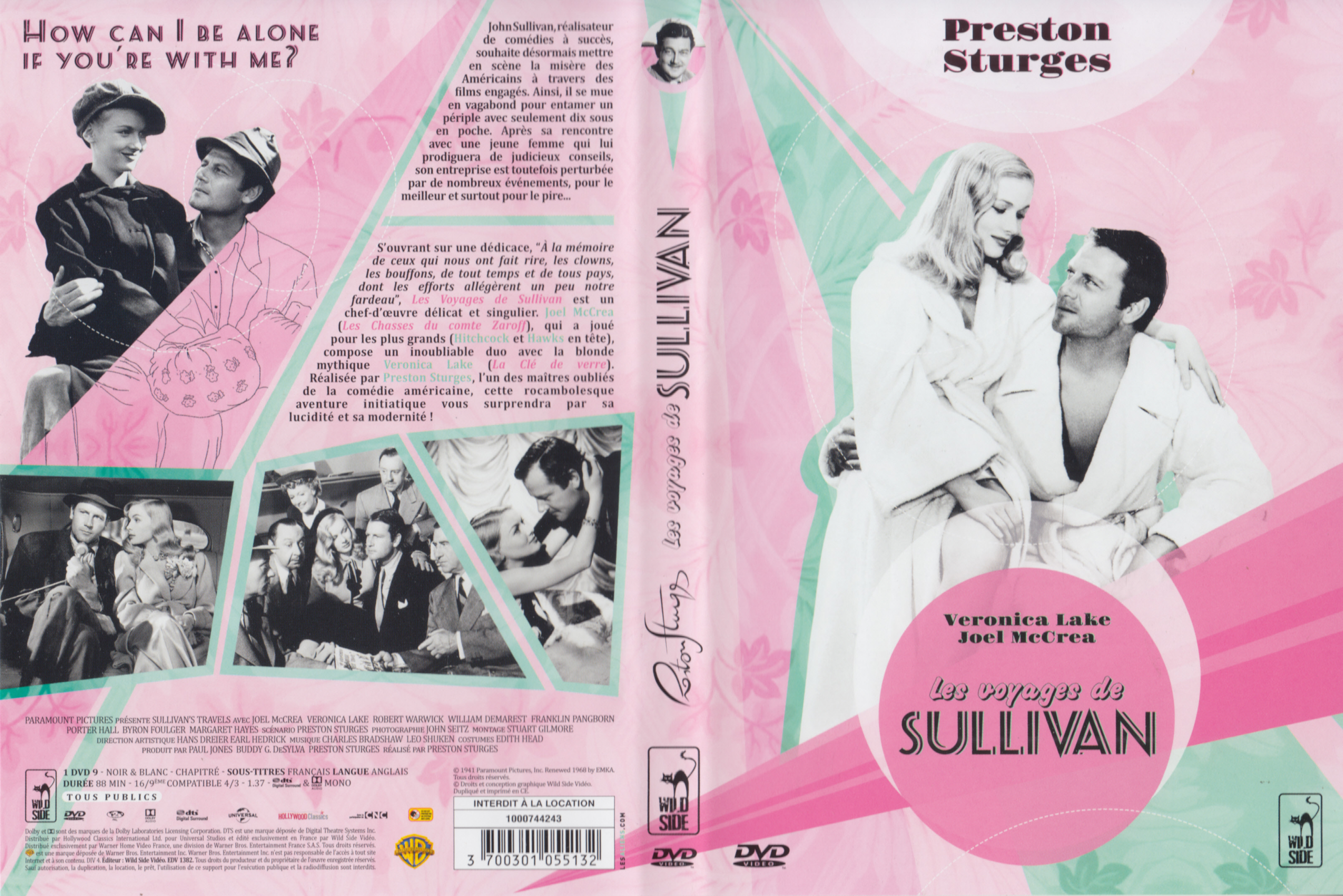 Jaquette DVD Les voyages de sullivan