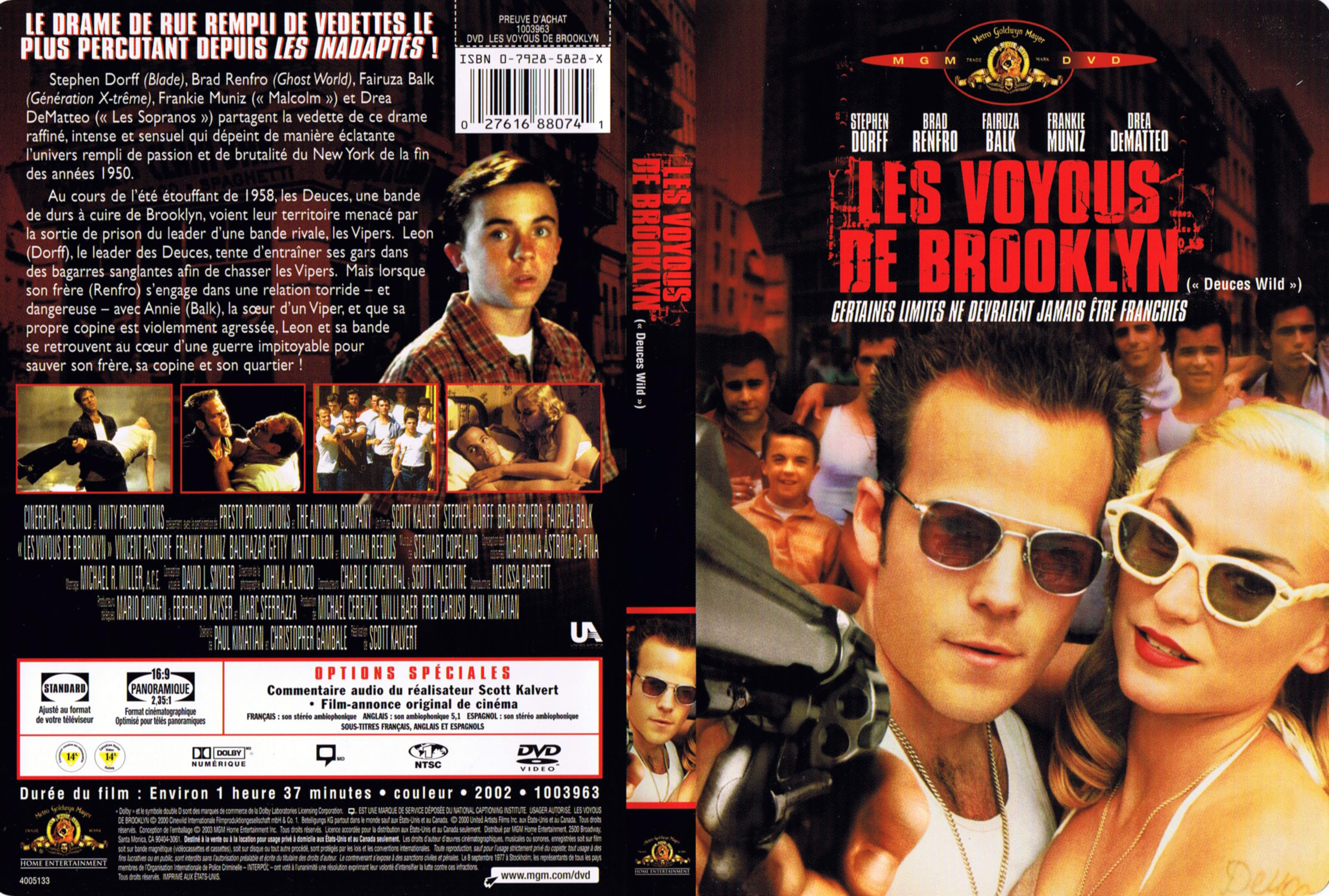 Jaquette DVD Les voyous de Brooklyn (Canadienne)