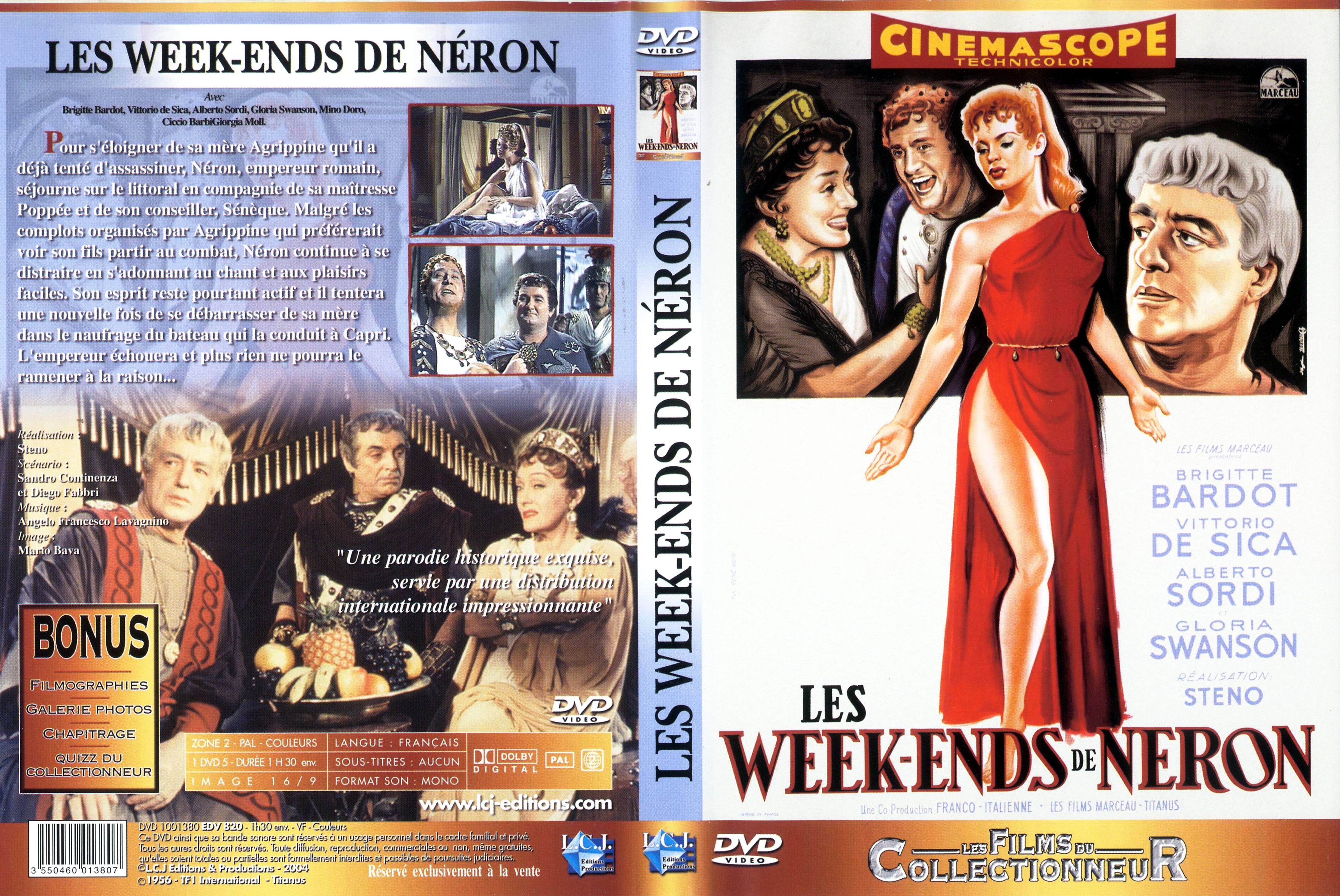 Jaquette DVD Les week-ends de Neron