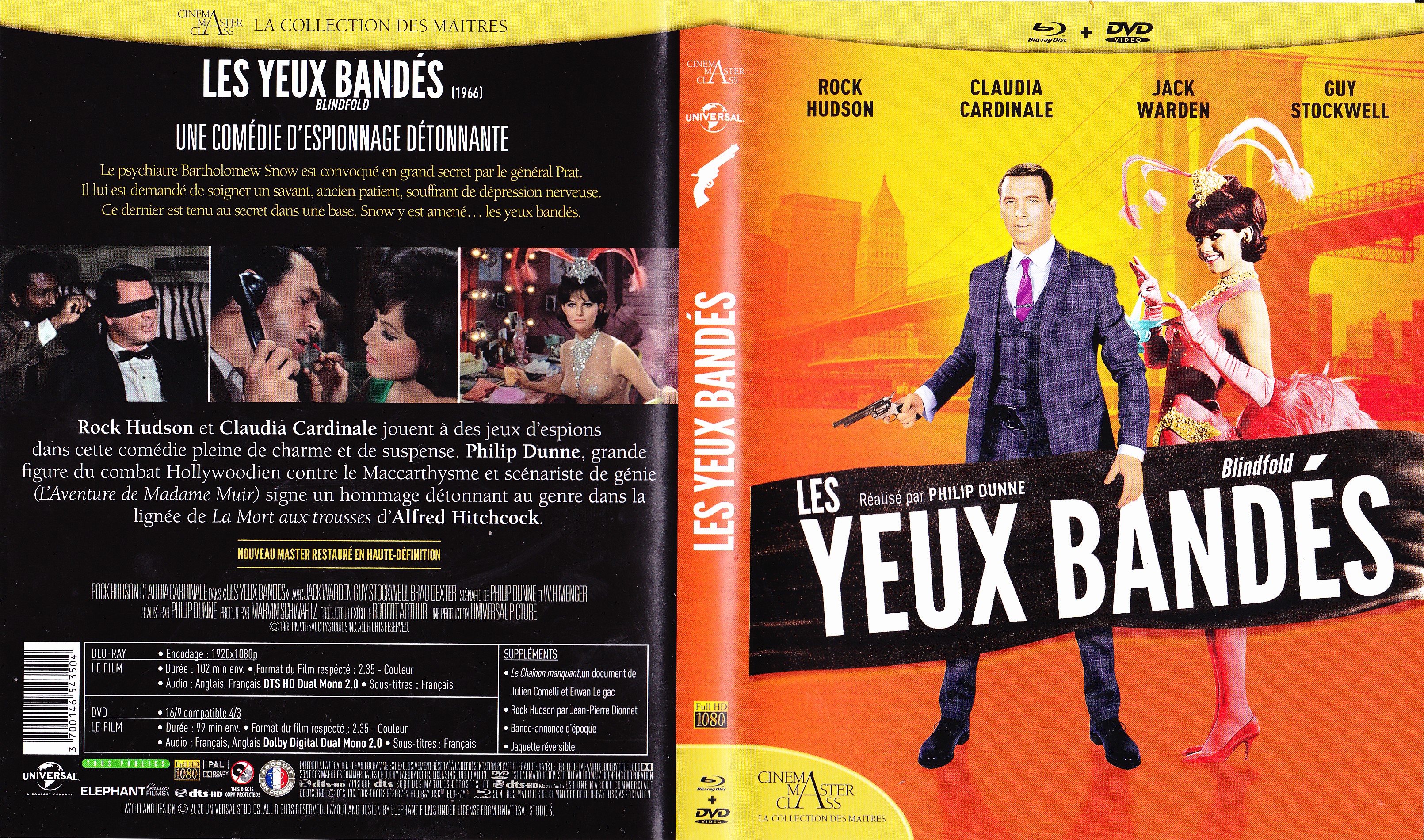 Jaquette DVD Les yeux bands (BLU-RAY)