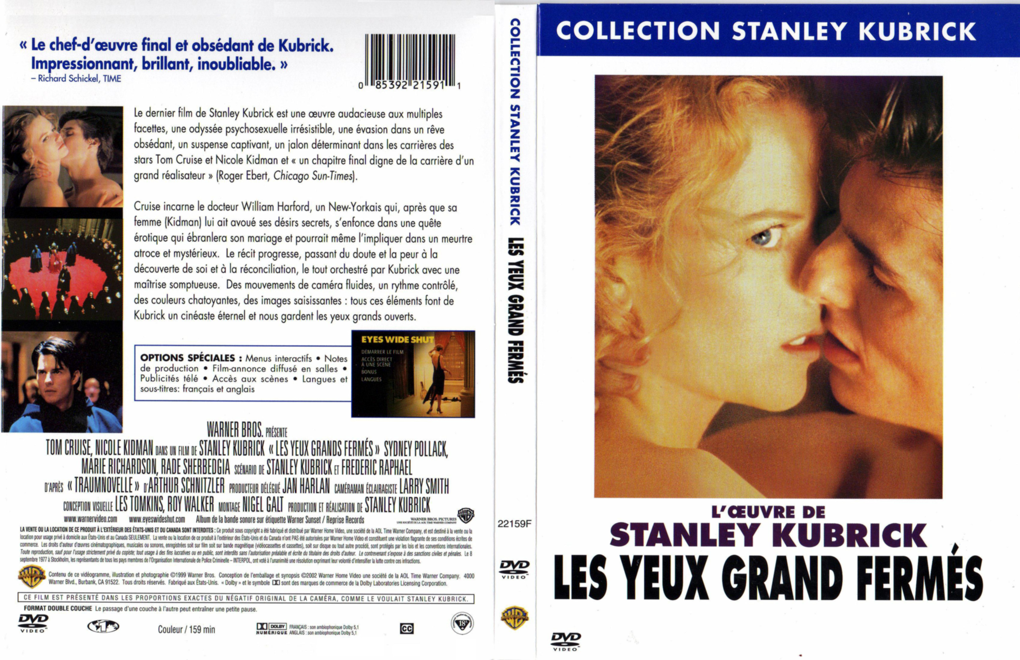 Jaquette DVD Les yeux grand ferms