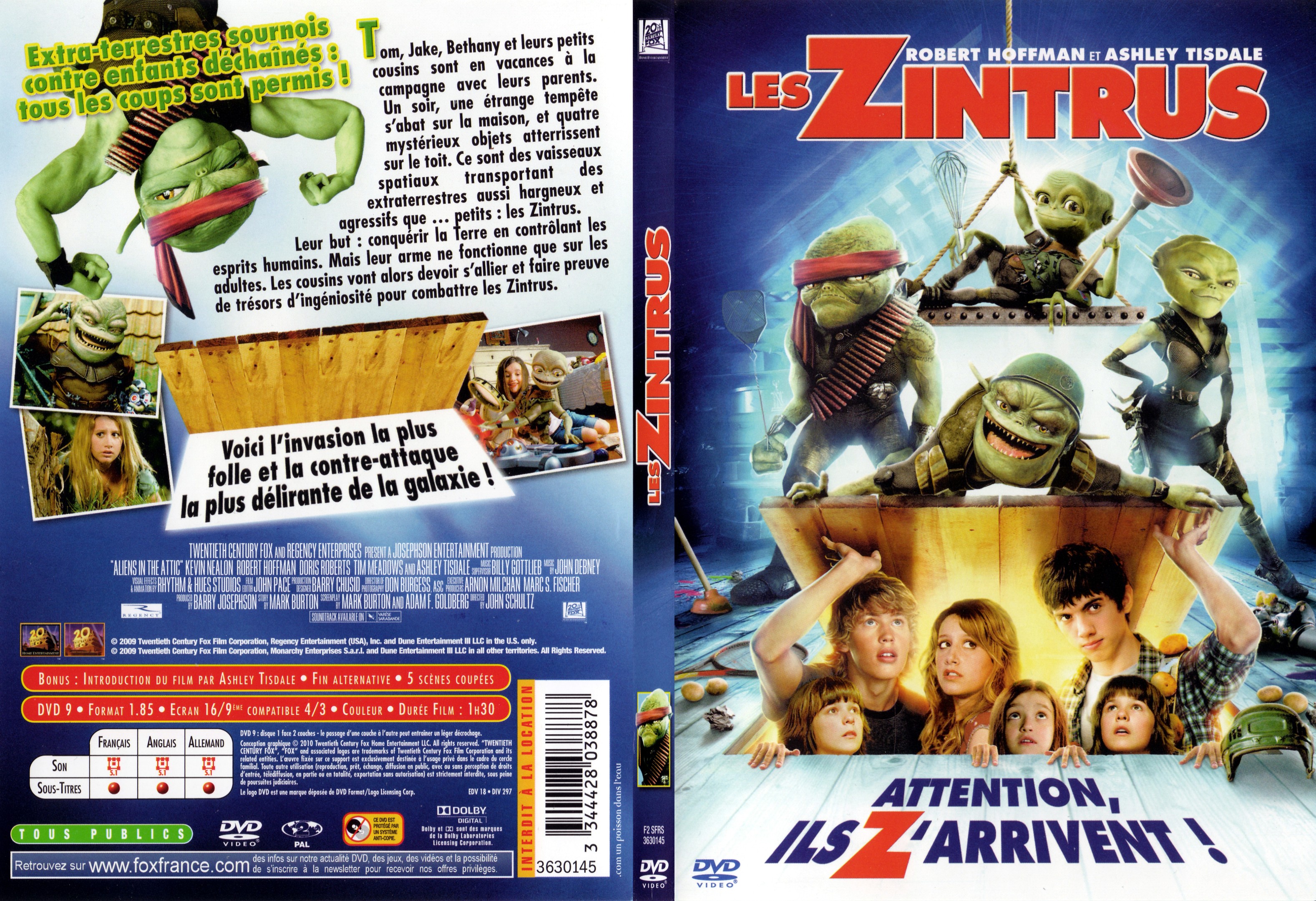Jaquette DVD Les zintrus - SLIM