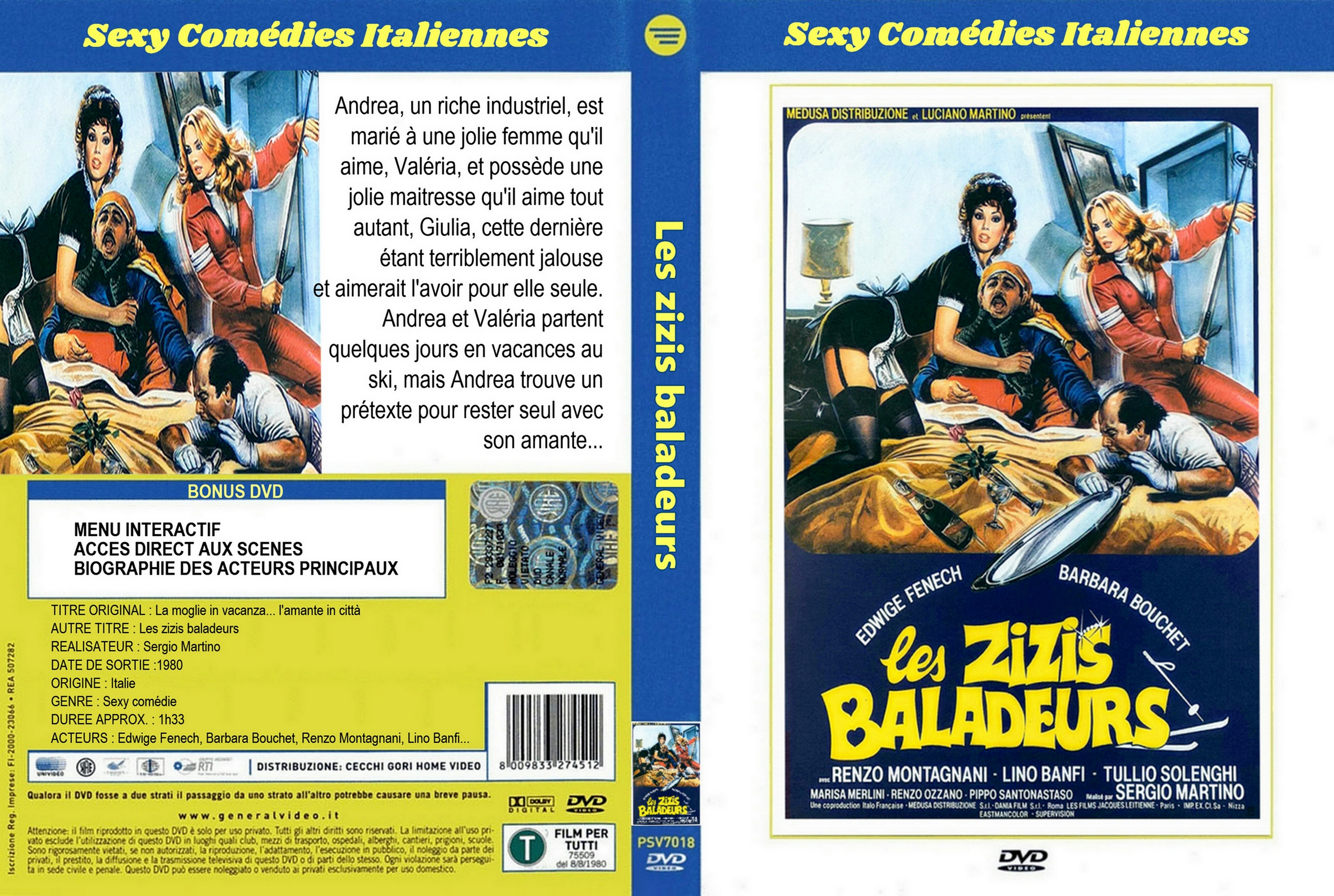 Jaquette DVD Les zizis baladeurs custom