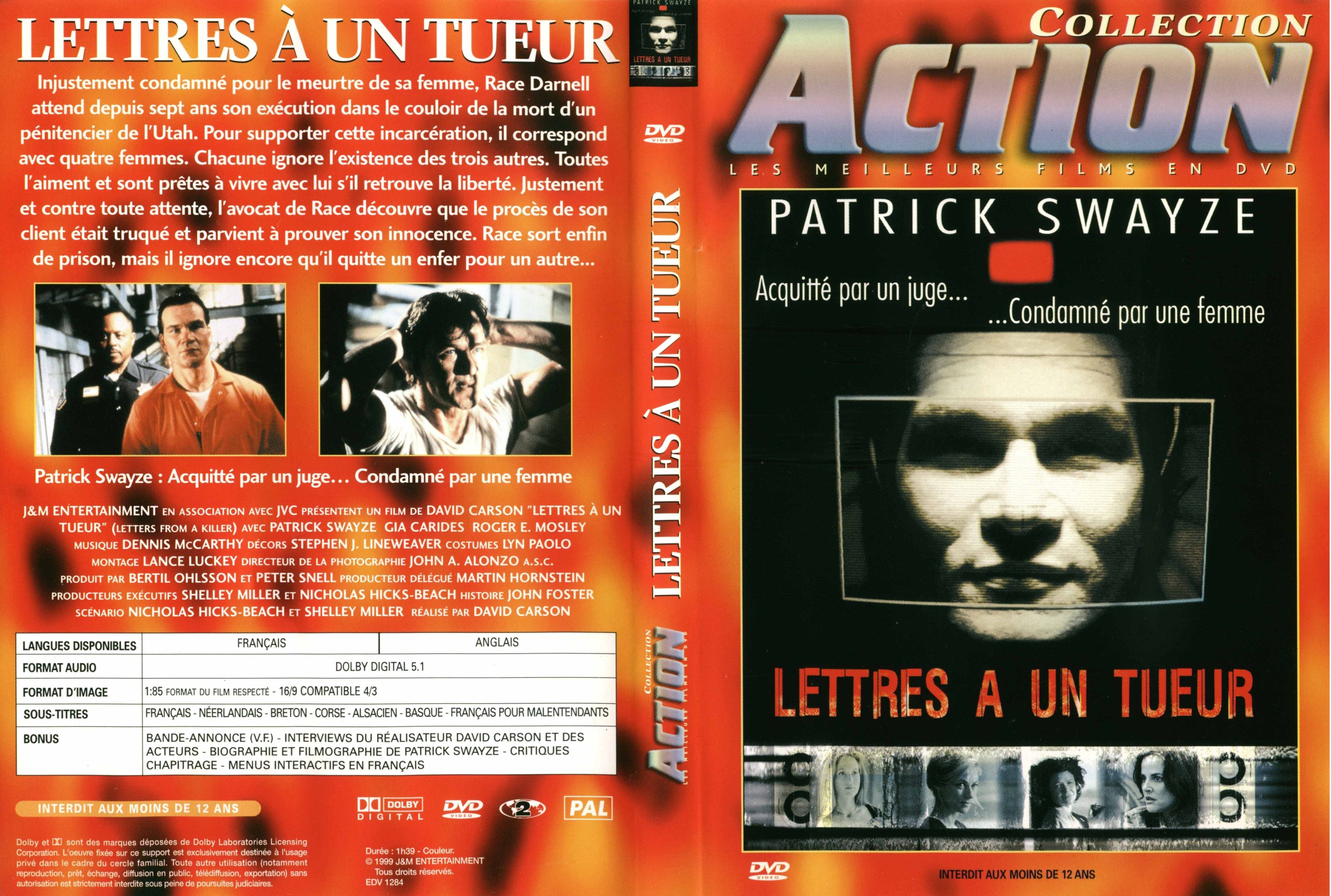 Jaquette DVD Lettres  un tueur v2