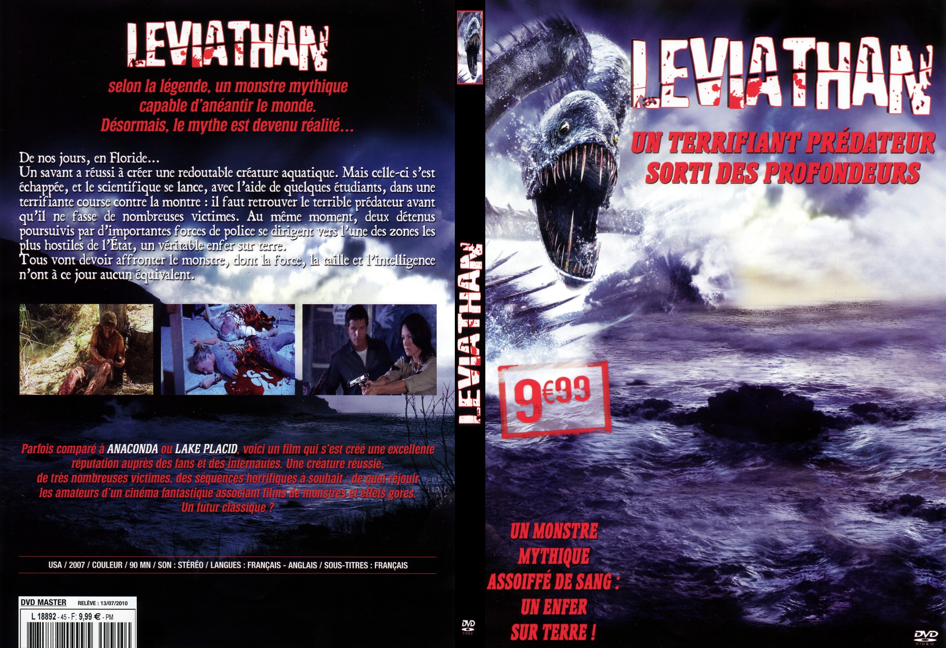 Jaquette DVD Leviathan (2007) - SLIM