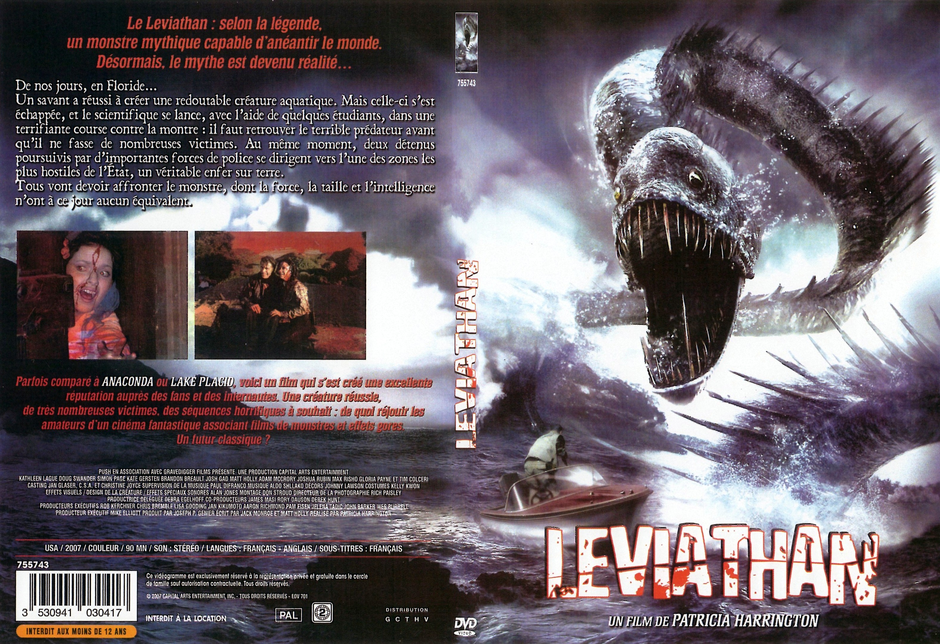 Jaquette DVD Leviathan (2007) - SLIM v2