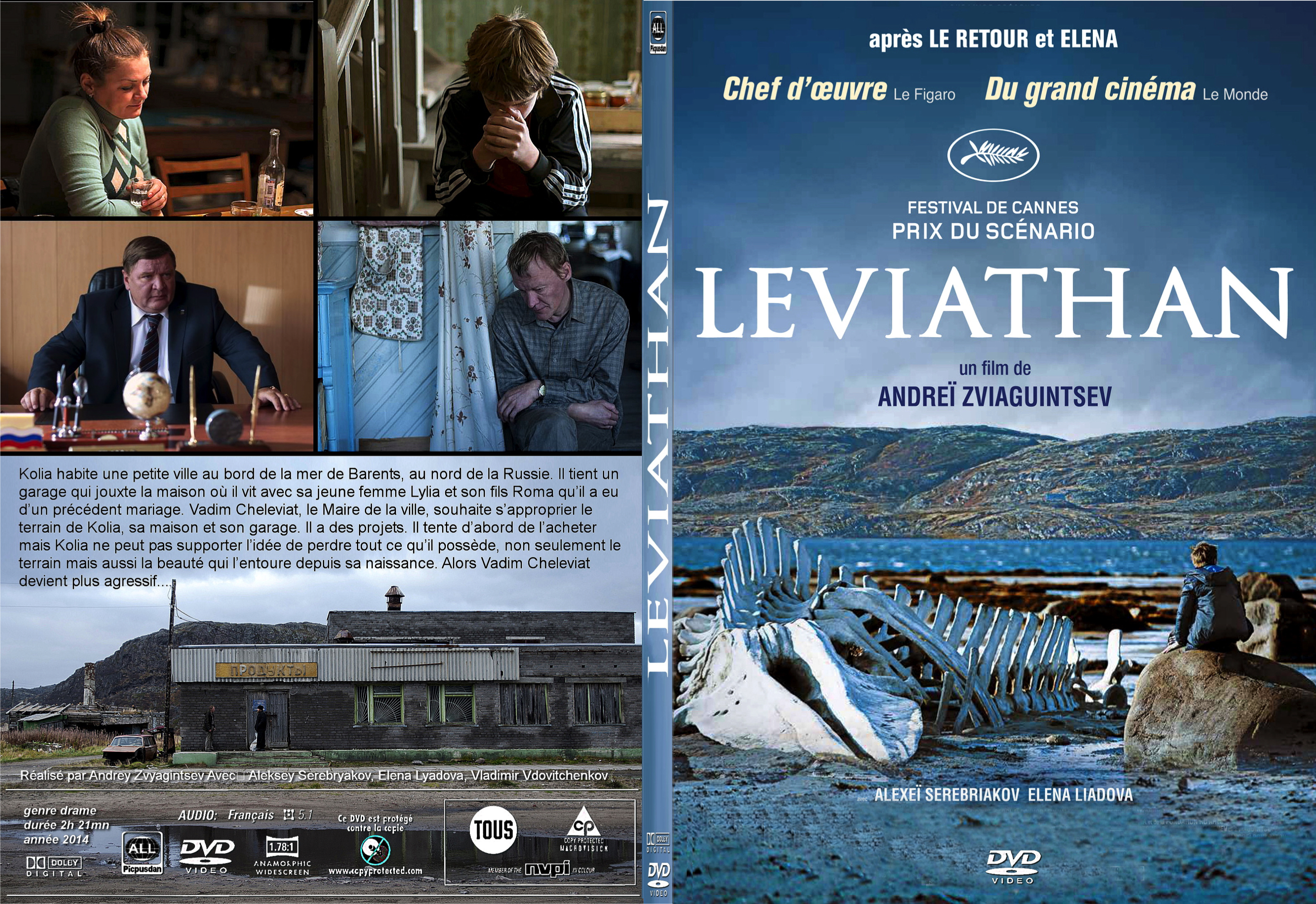 Jaquette DVD Leviathan (2014) - SLIM