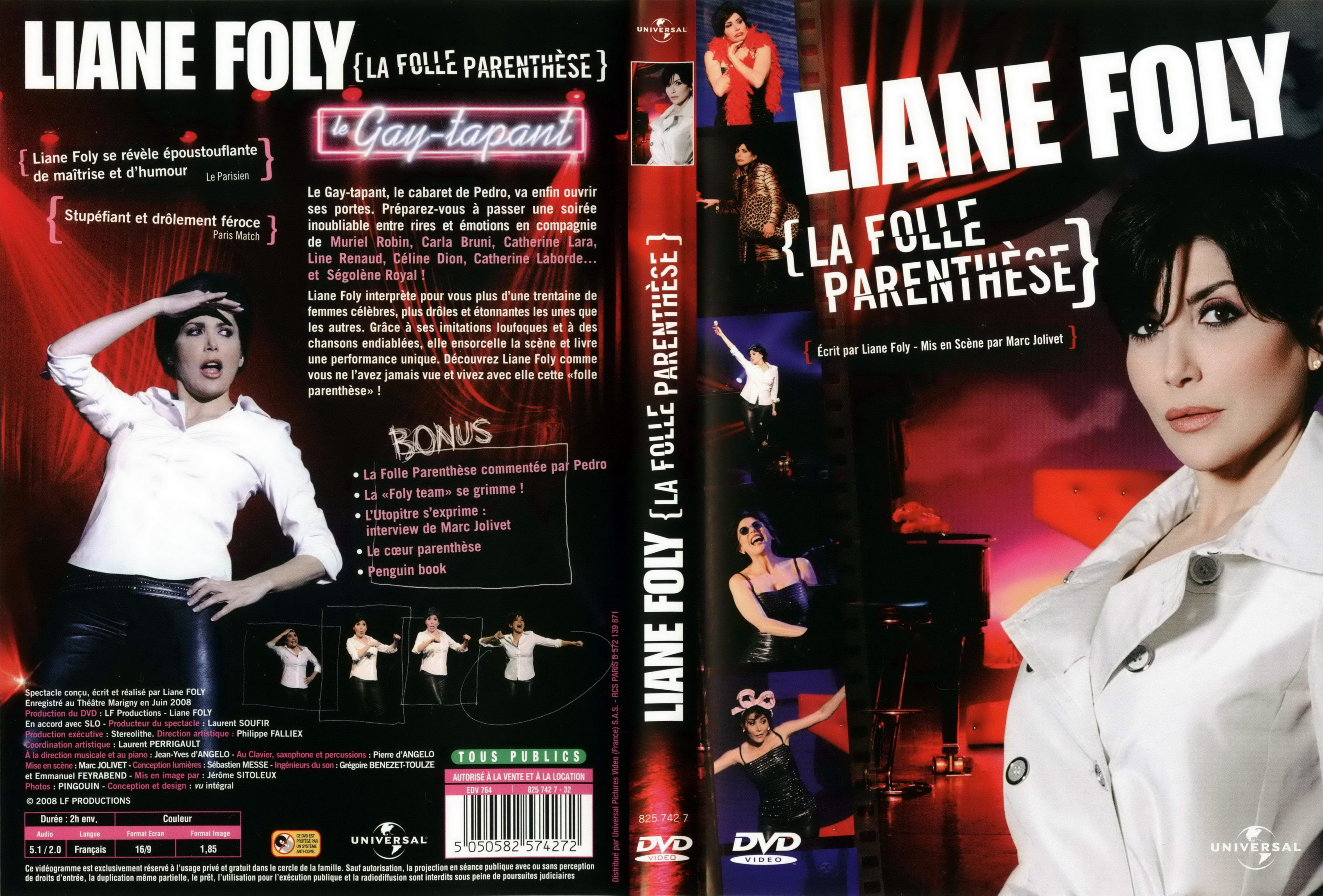 Jaquette DVD Liane Foly La folle parenthse