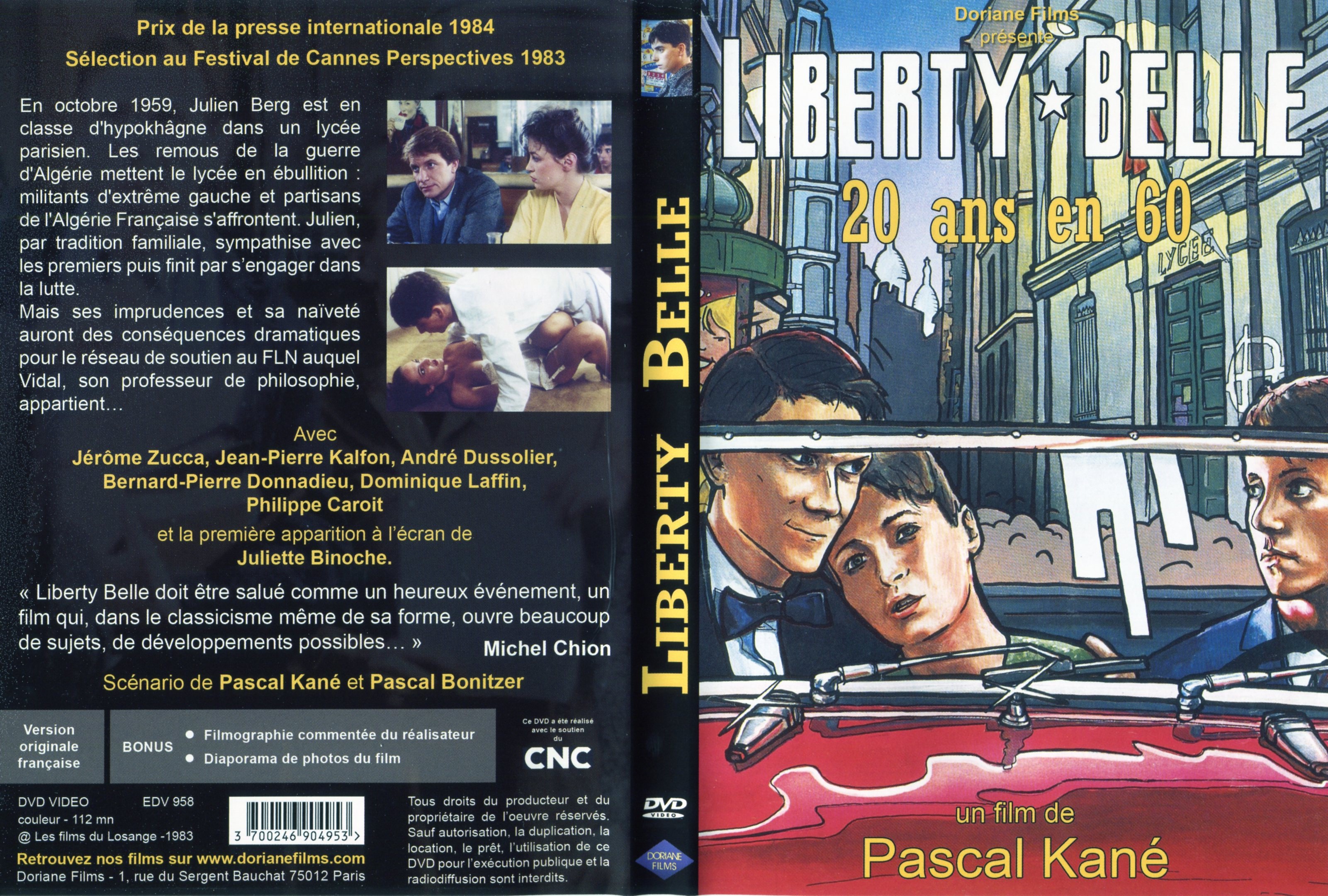 Jaquette DVD Liberty belle