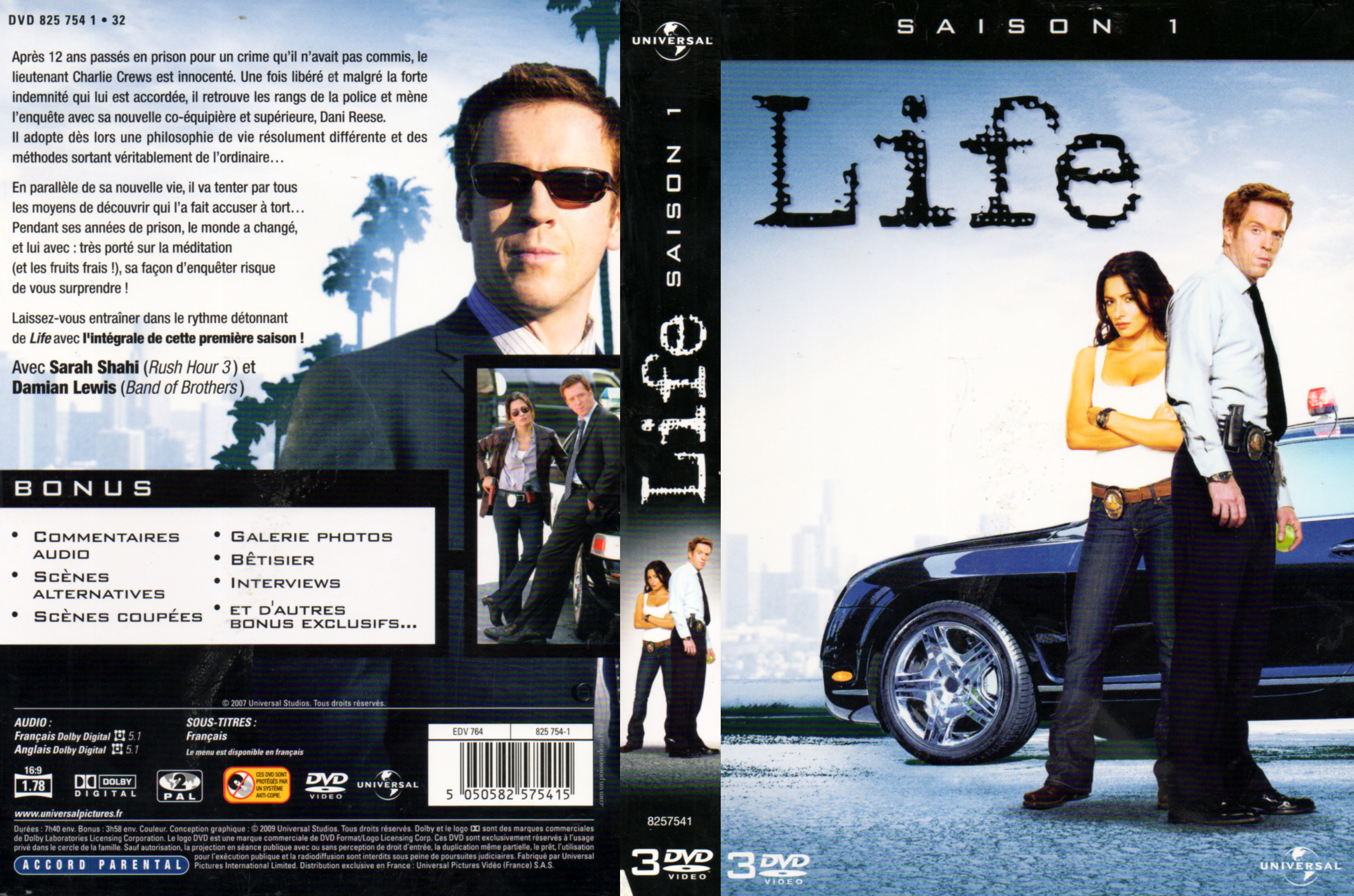Jaquette DVD Life Saison 1