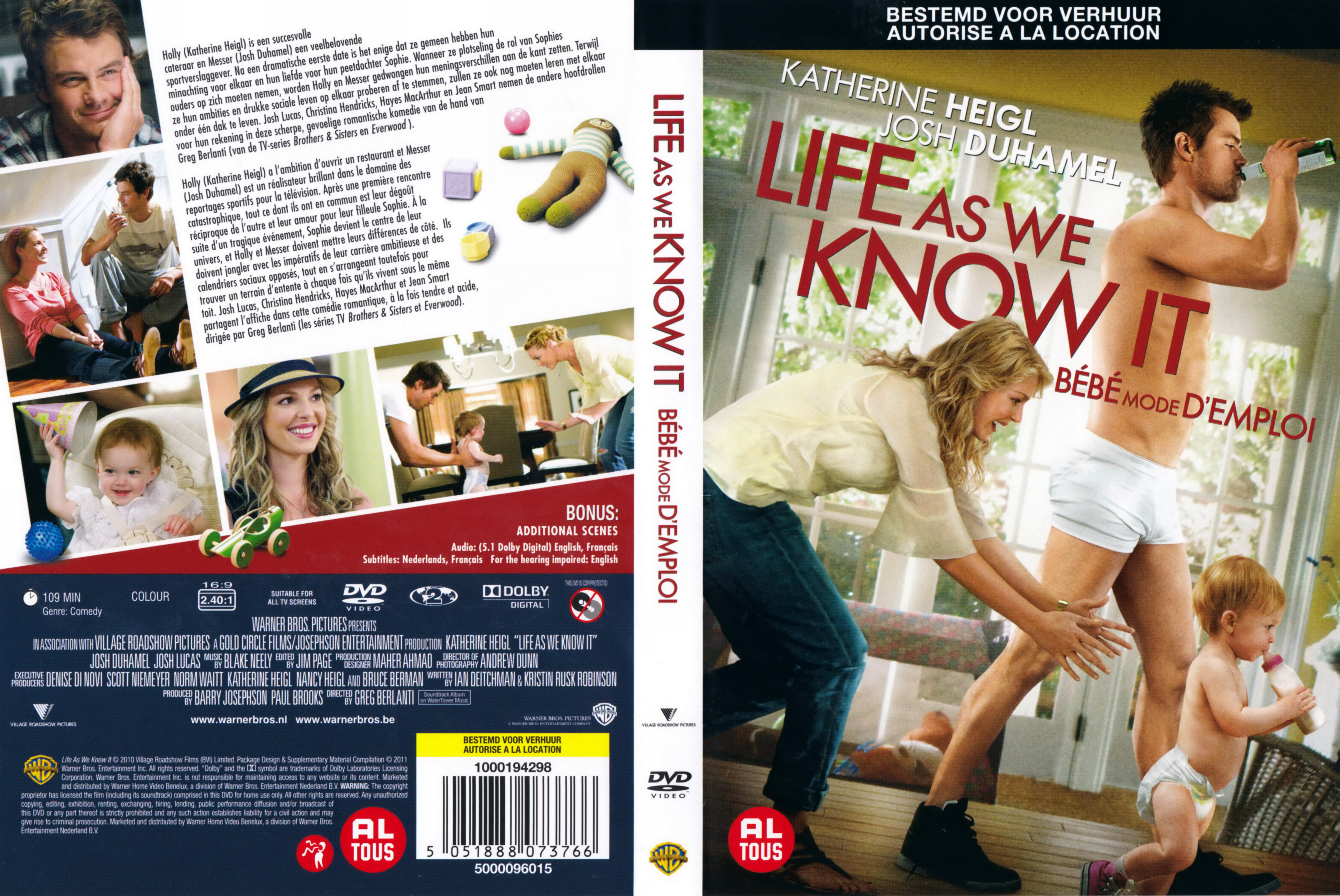 Jaquette DVD Life as we know it - Bb mode d