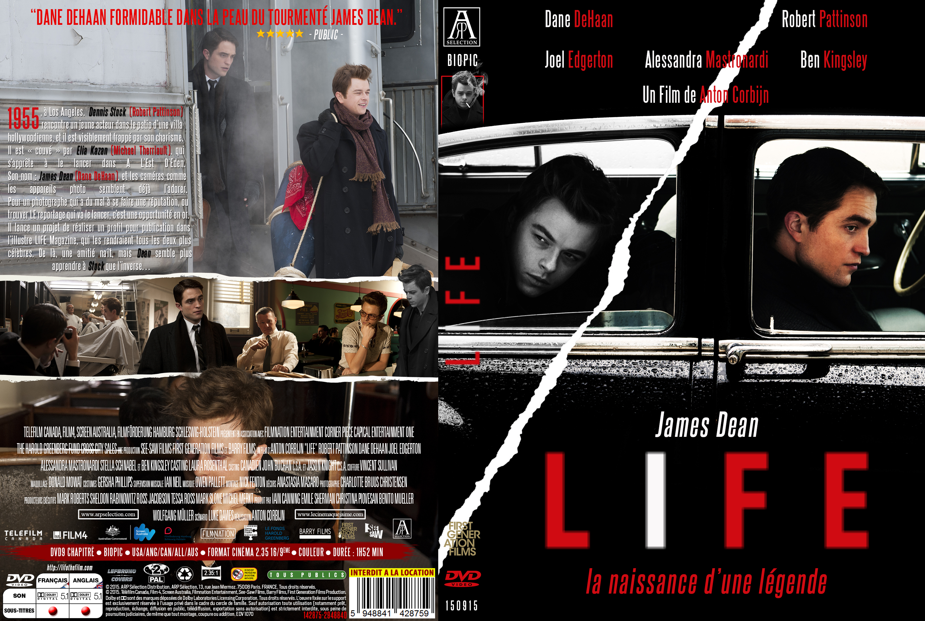 Jaquette DVD Life custom