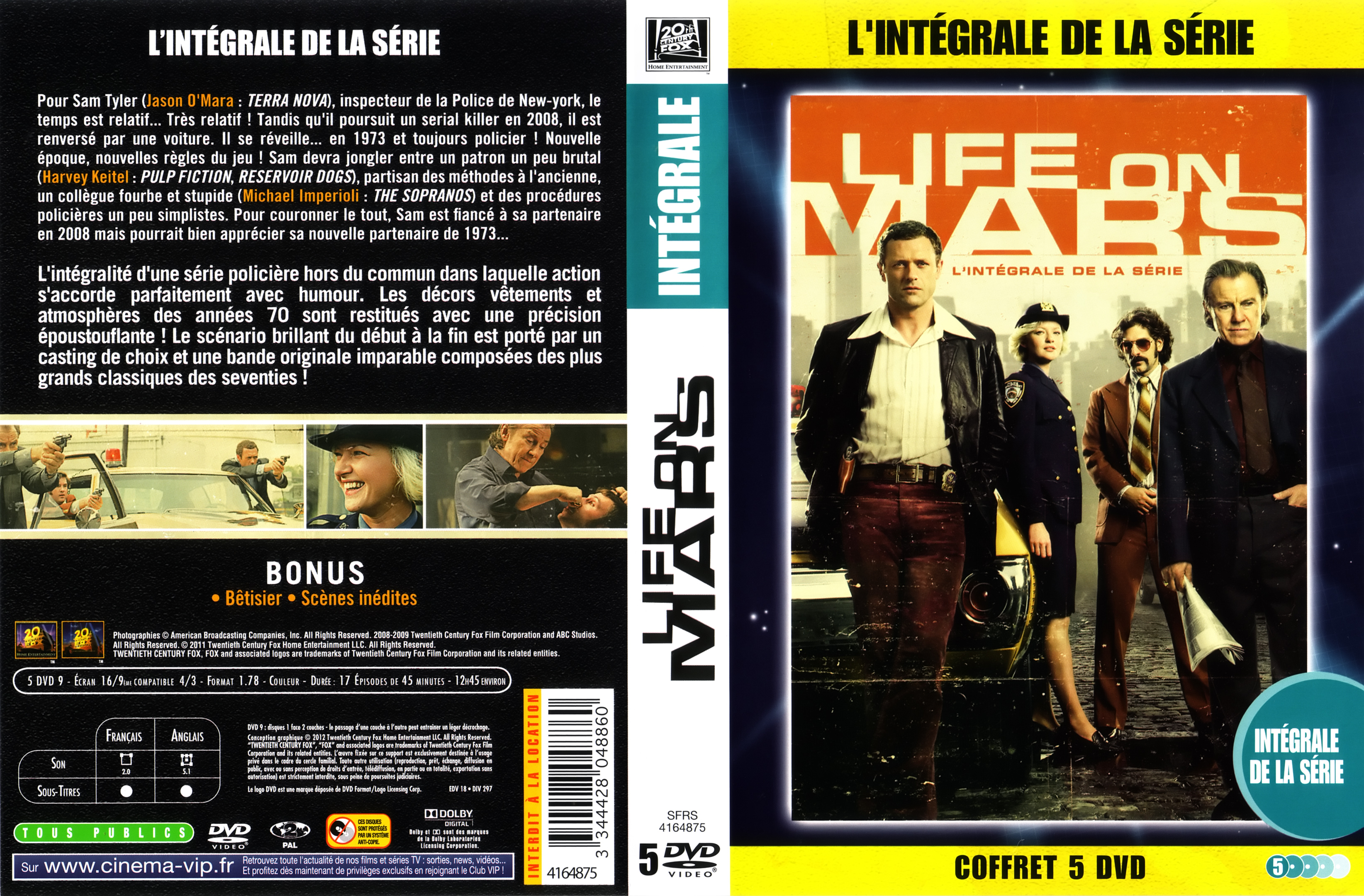 Jaquette DVD Life on mars Saison 1 US COFFRET