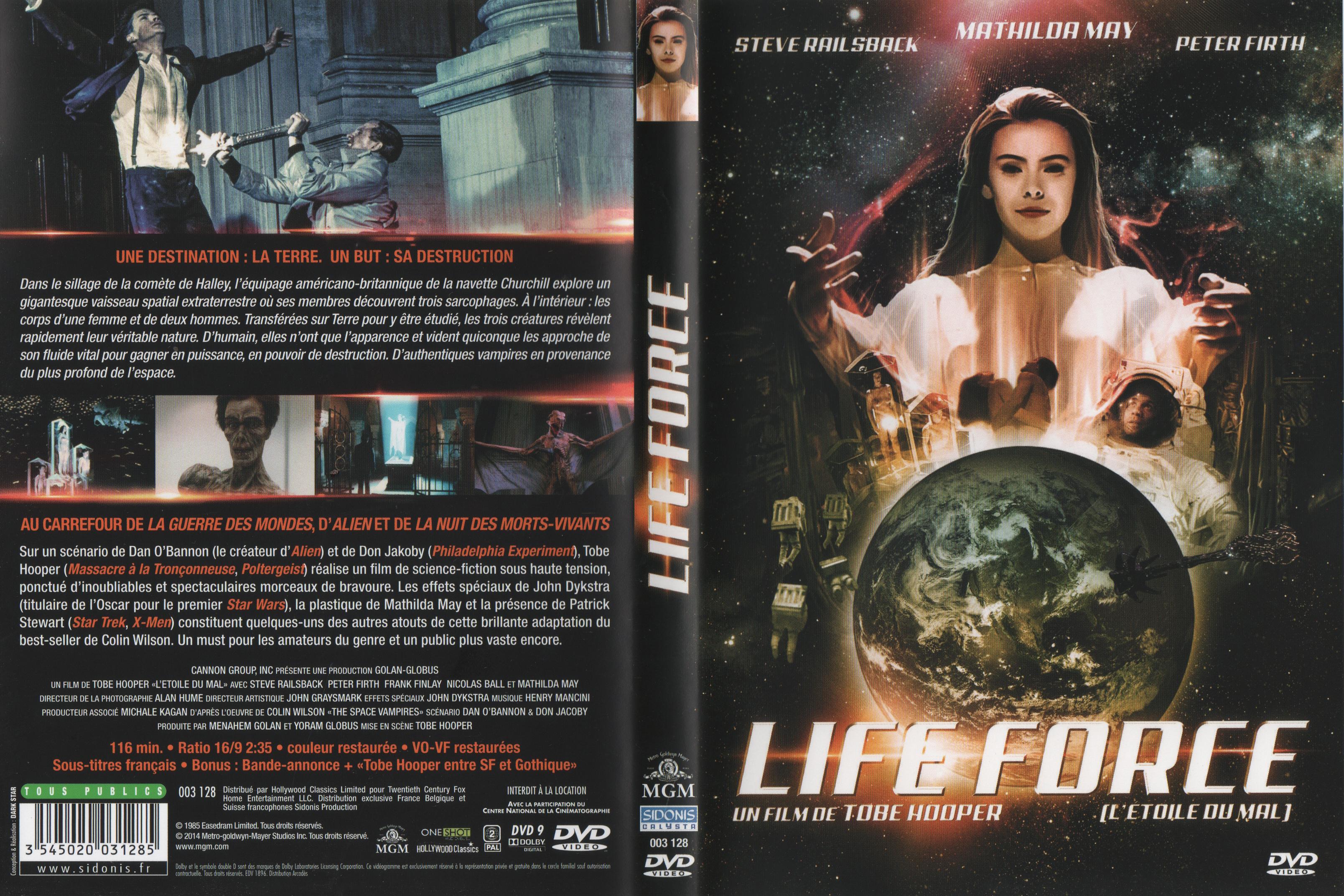Jaquette DVD Lifeforce, l