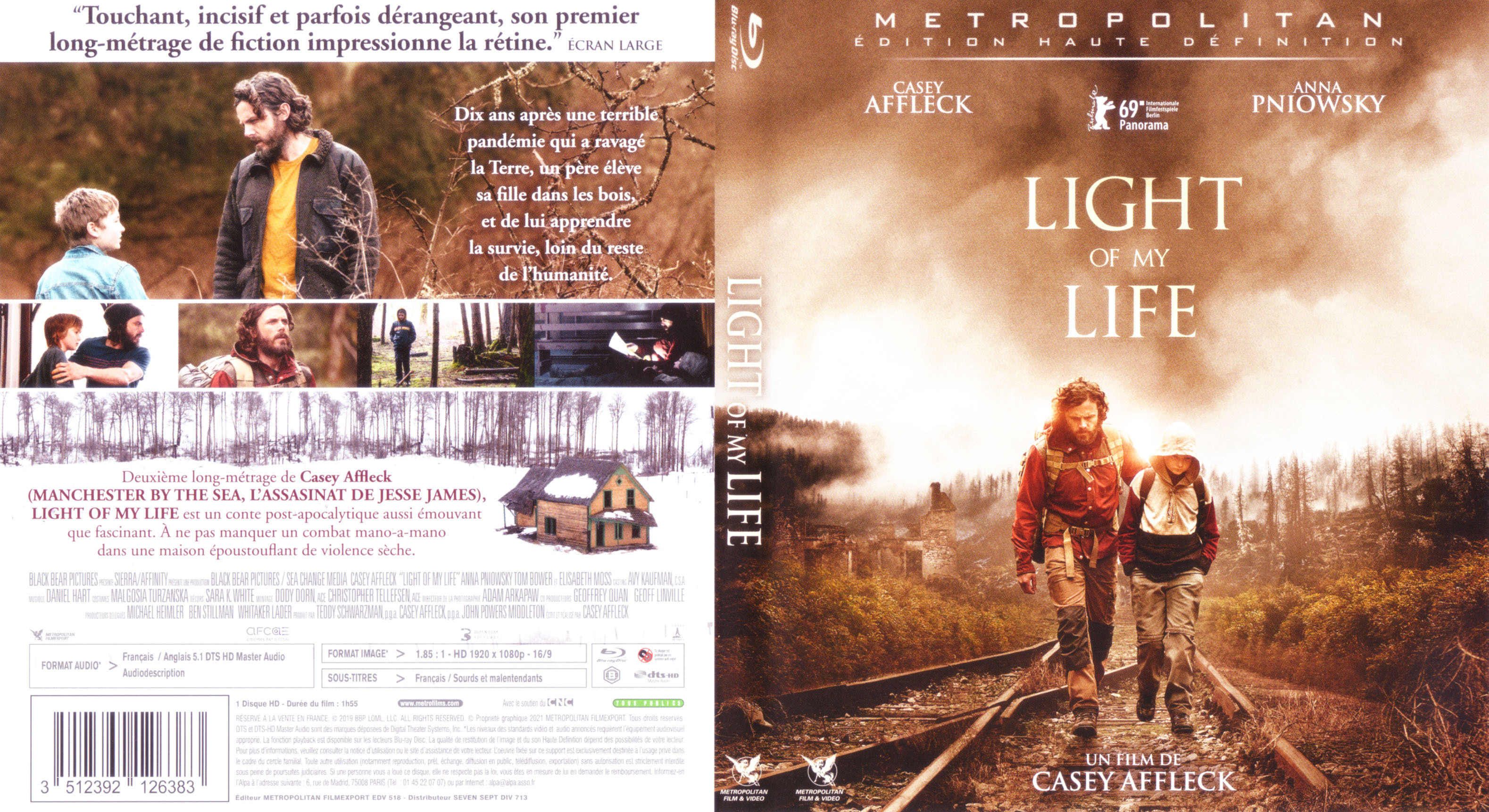 Jaquette DVD Light of my life (BLU-RAY)