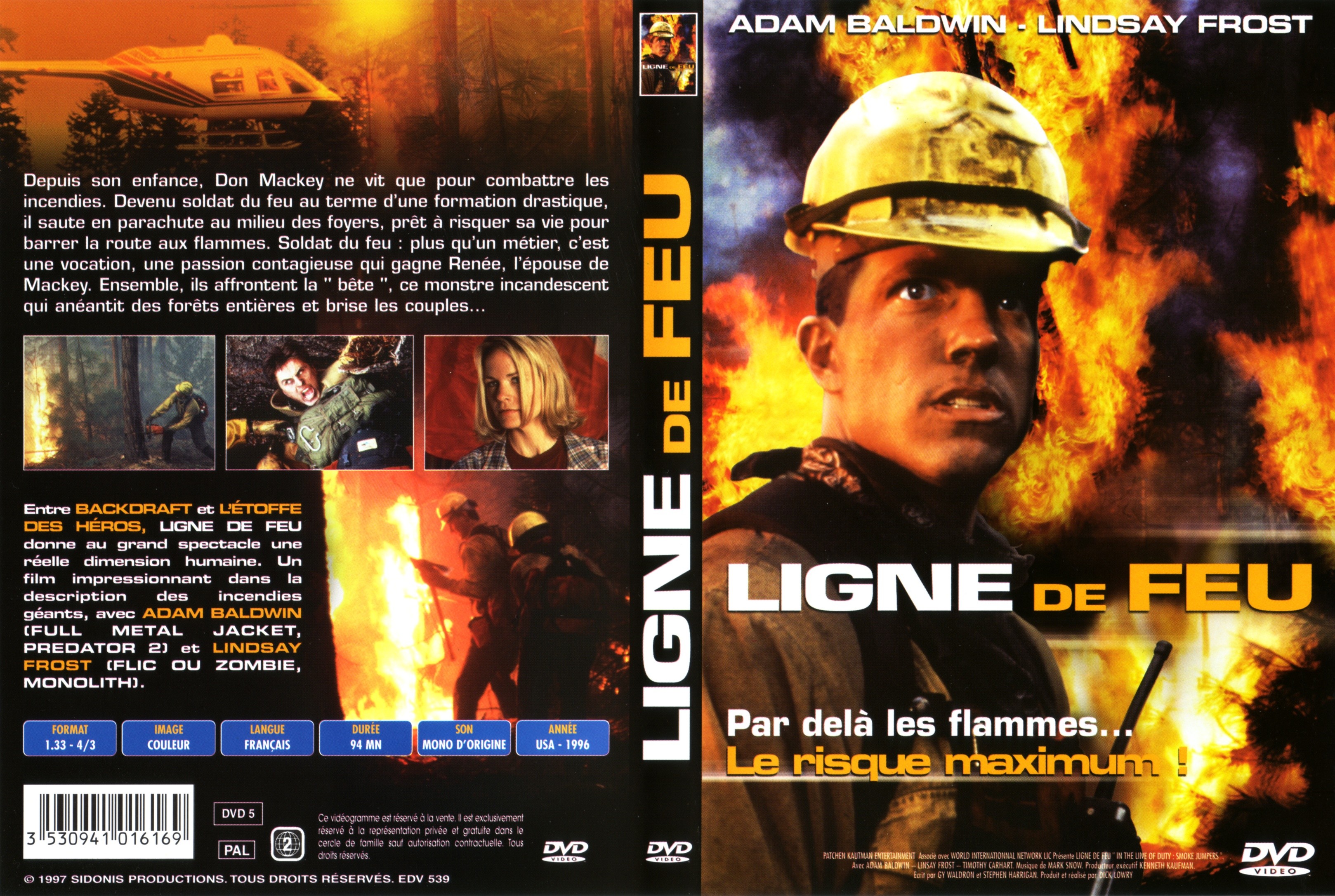 Jaquette DVD Ligne de feu