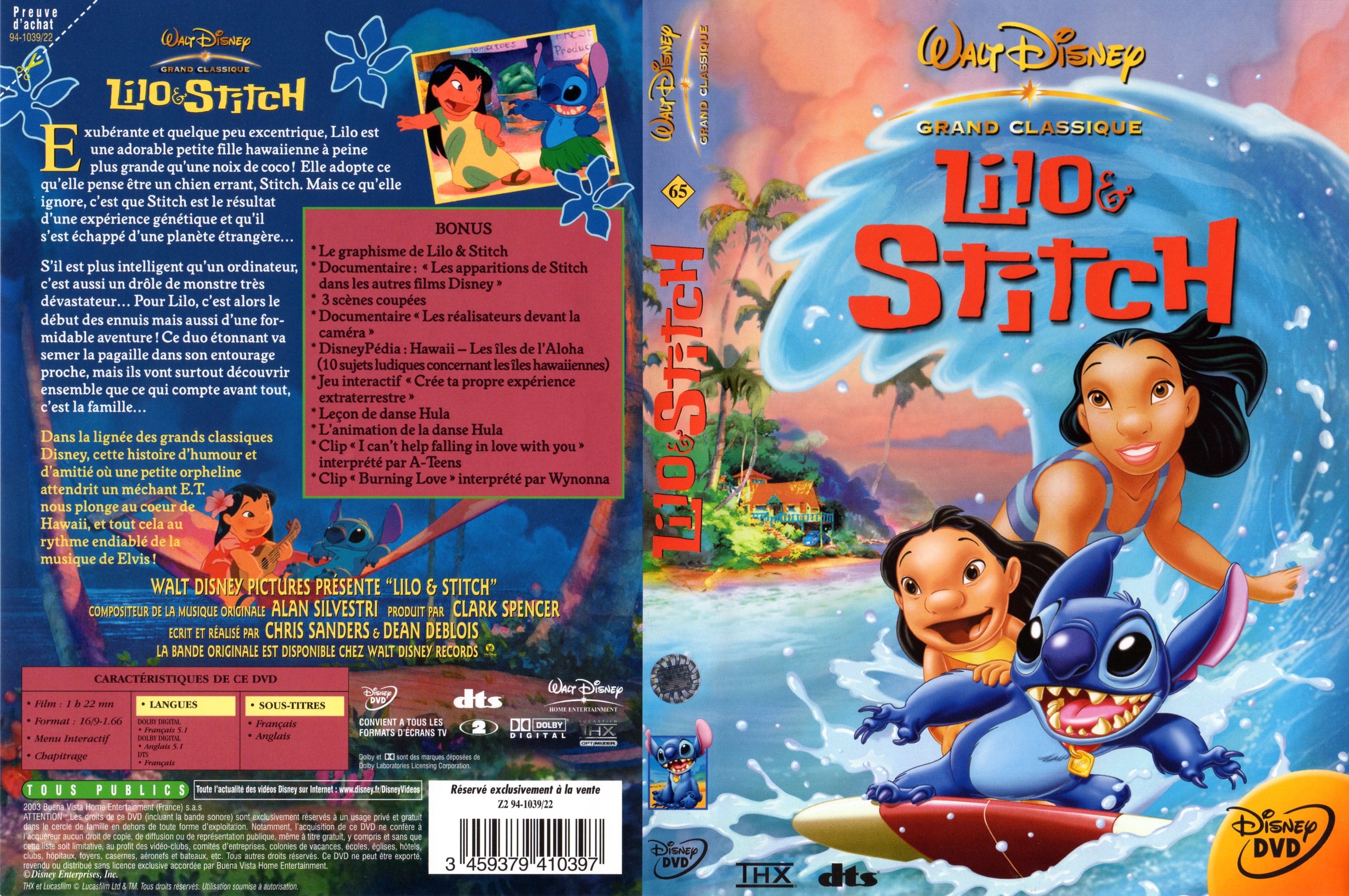 Jaquette DVD Lilo et Stitch v2